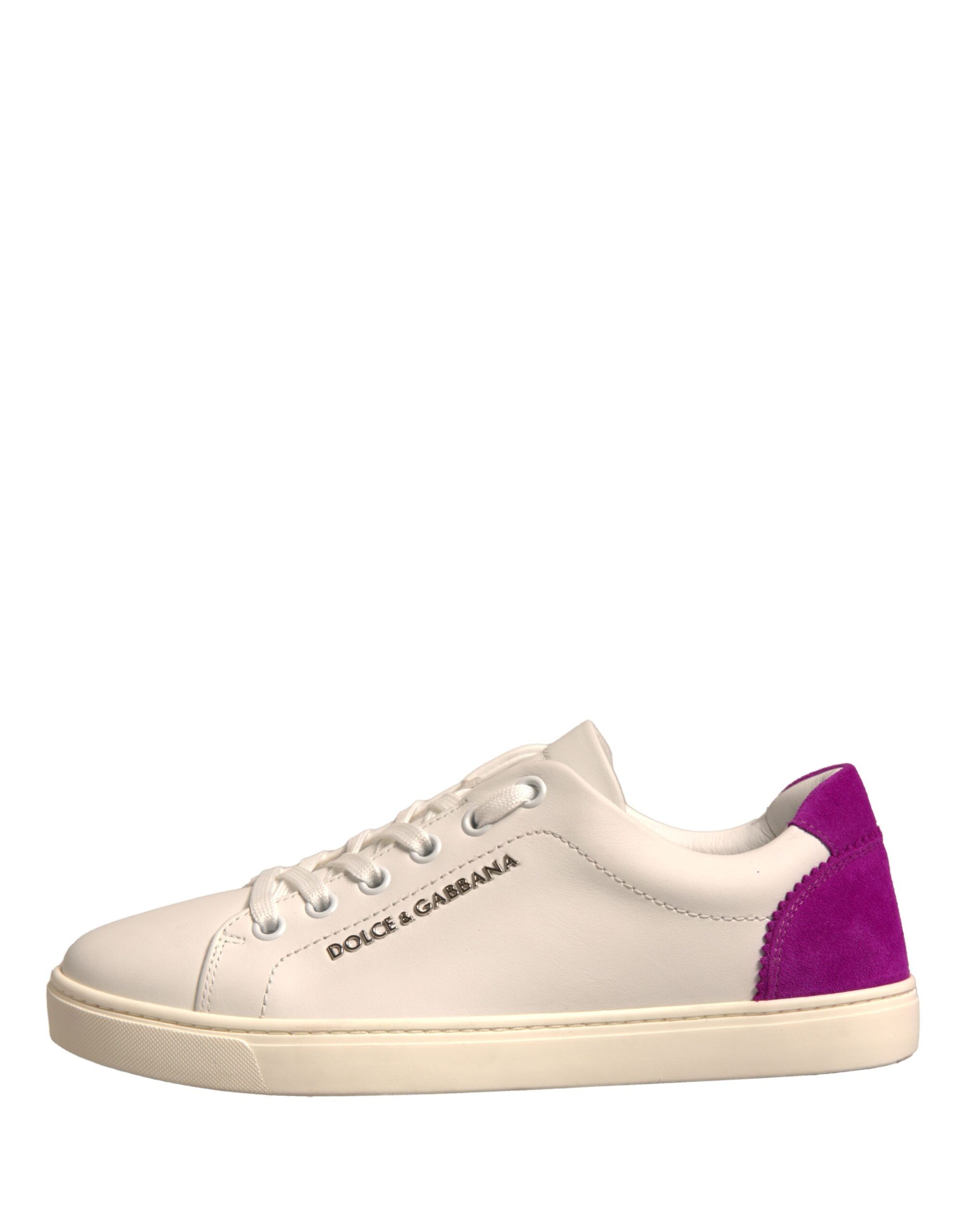 Suede Leather Low Top Sneakers Women's Shoes - Dolce & Gabbana - Modalova
