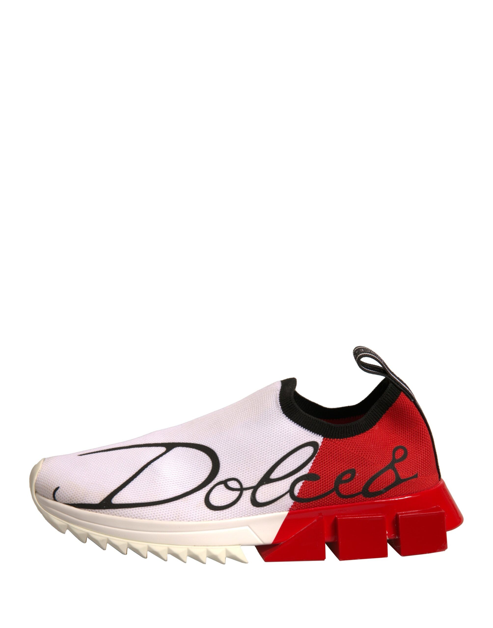 White Red Low Top Sorrento Sneakers Women's Shoes (Pre-Owned) - Dolce & Gabbana - Modalova