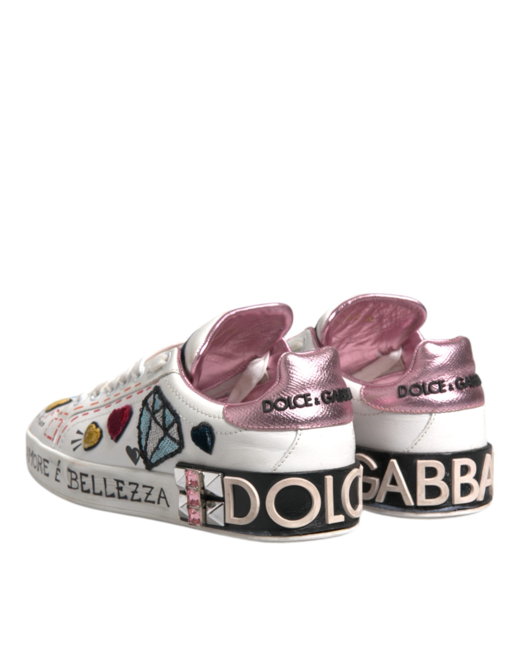 Sequined Crystal Low Top Sneakers Women's Shoes (Pre-Owned) - Dolce & Gabbana - Modalova