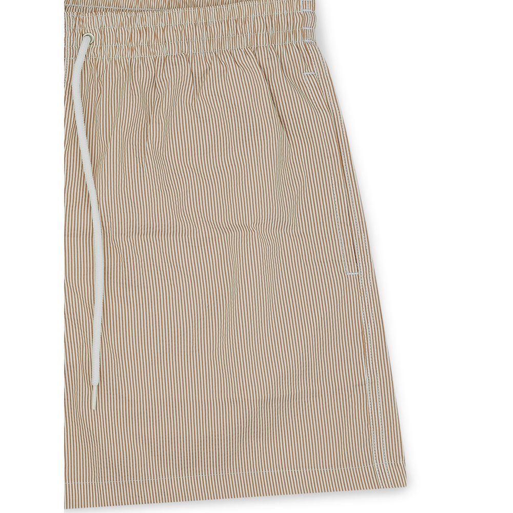 Malo Beige Polyester Men's Shorts - Malo - Modalova
