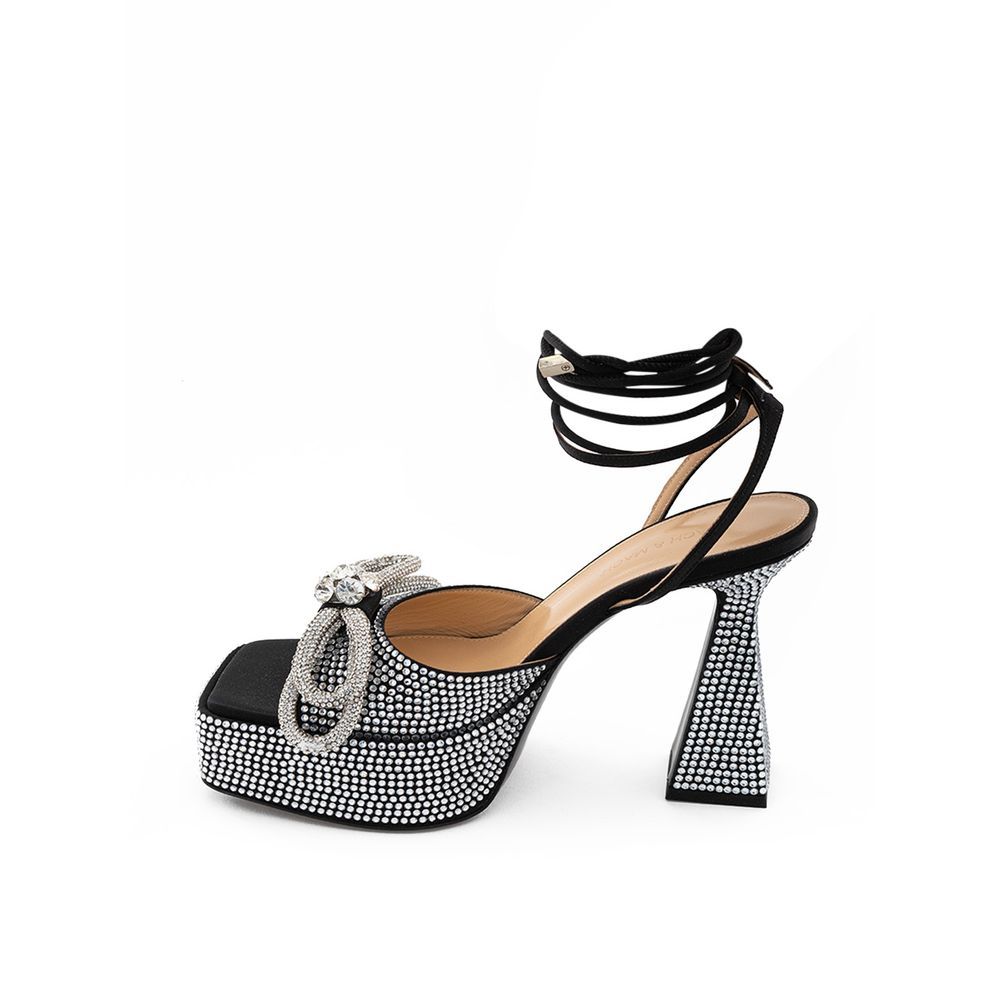 Leather Stiletto Heel Women's Sandals - MACH & MACH - Modalova