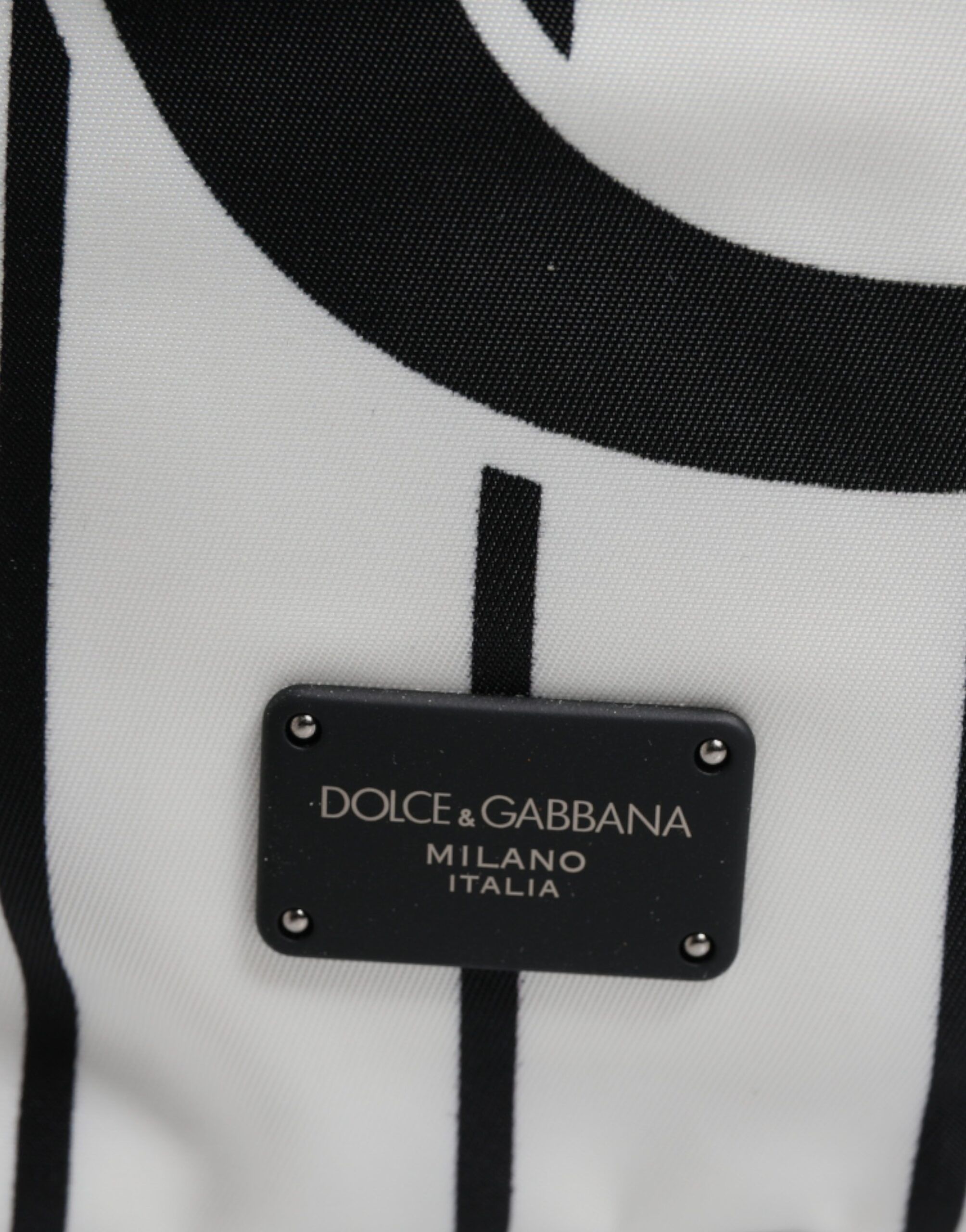 Black White Vulcano Royal King Print Men Backpack Men's Bag (Pre-Owned) - Dolce & Gabbana - Modalova