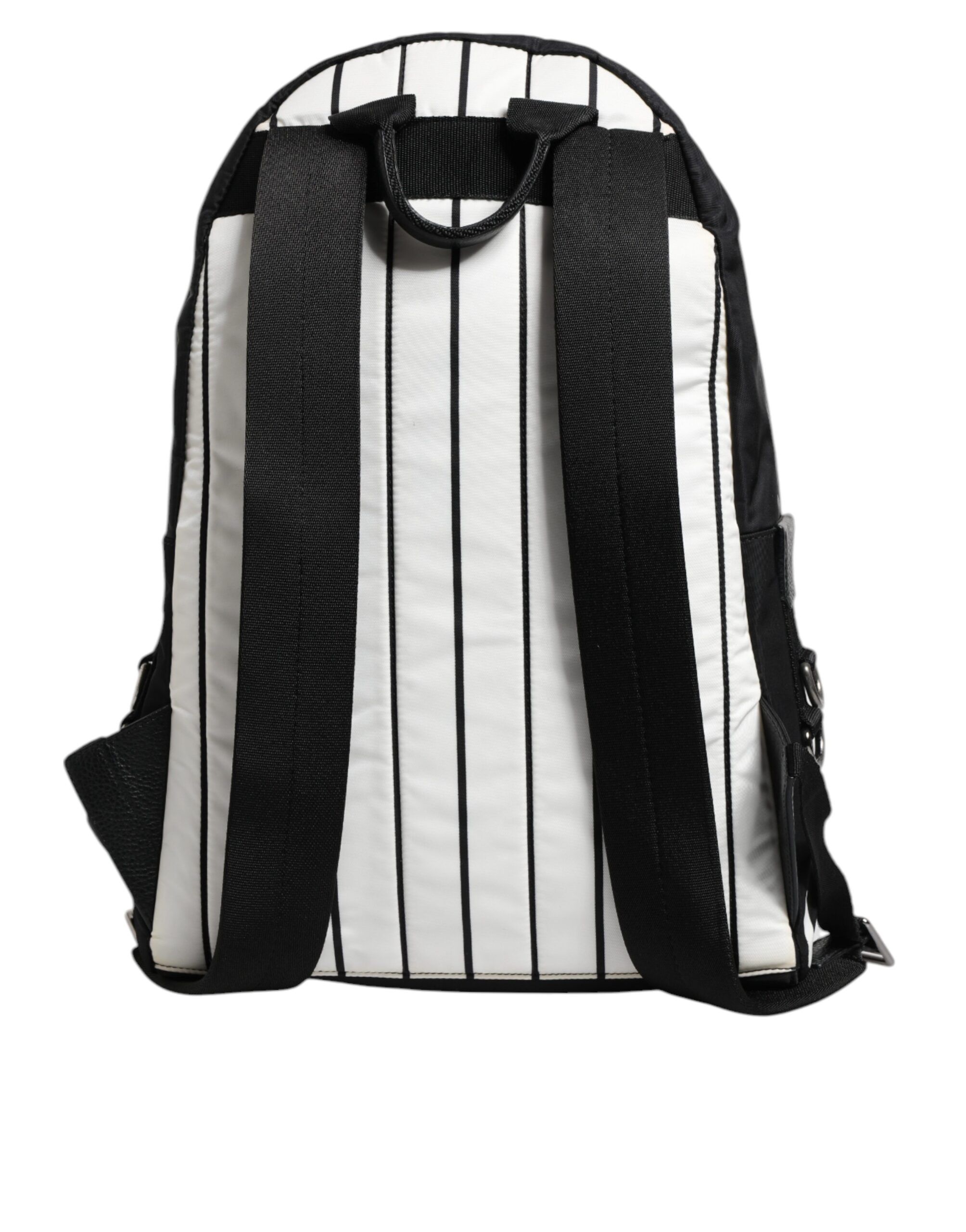 Black White Vulcano Royal King Print Men Backpack Men's Bag (Pre-Owned) - Dolce & Gabbana - Modalova