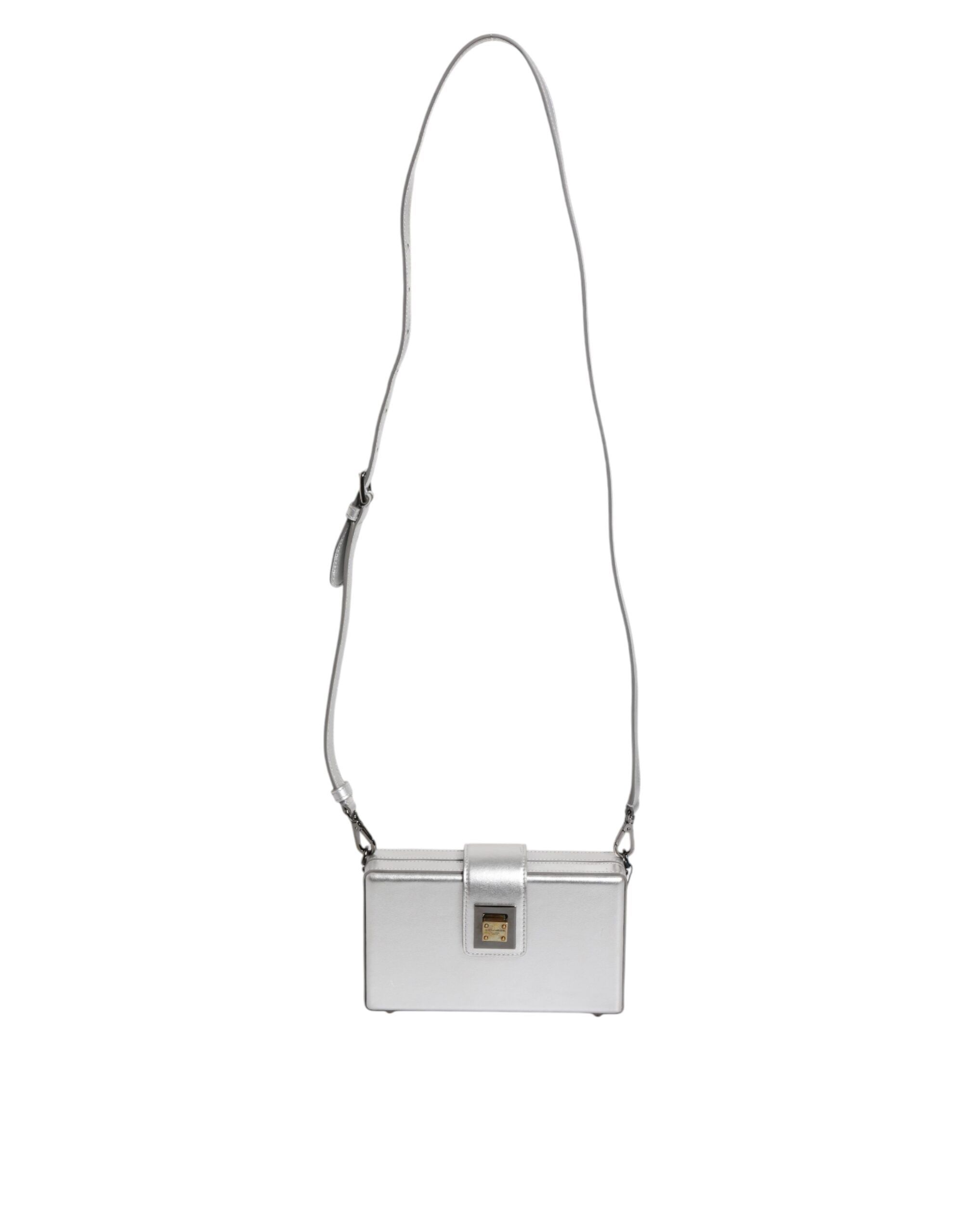 Metallic DG BOX Leather Shoulder Strap Women's Bag (Pre-Owned) - Dolce & Gabbana - Modalova
