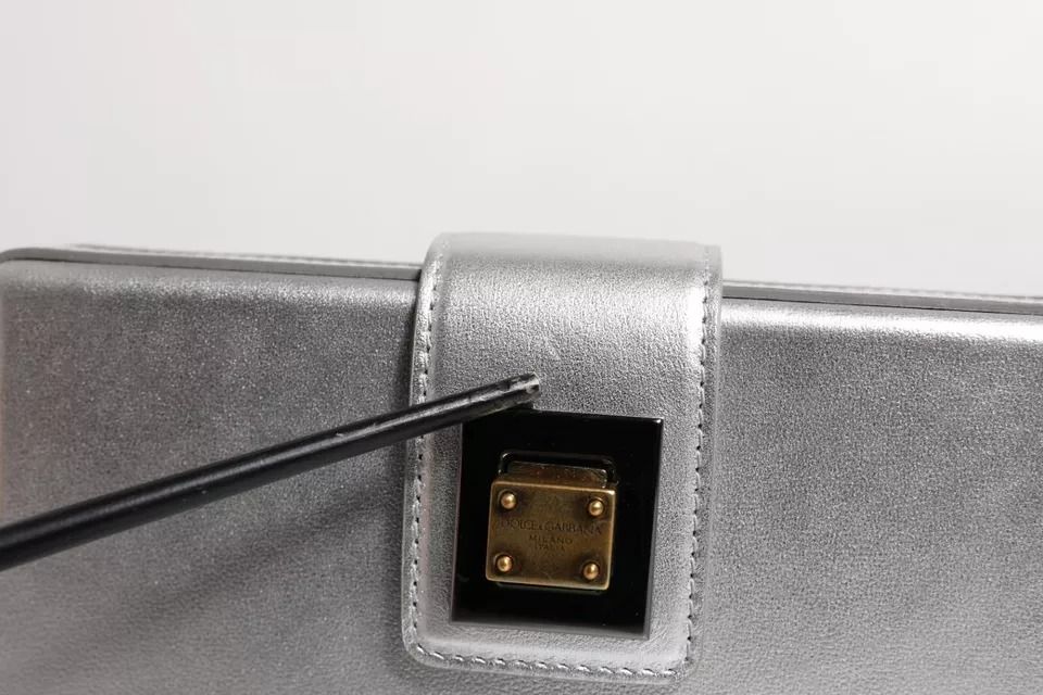 Metallic DG BOX Leather Shoulder Strap Women's Bag (Pre-Owned) - Dolce & Gabbana - Modalova