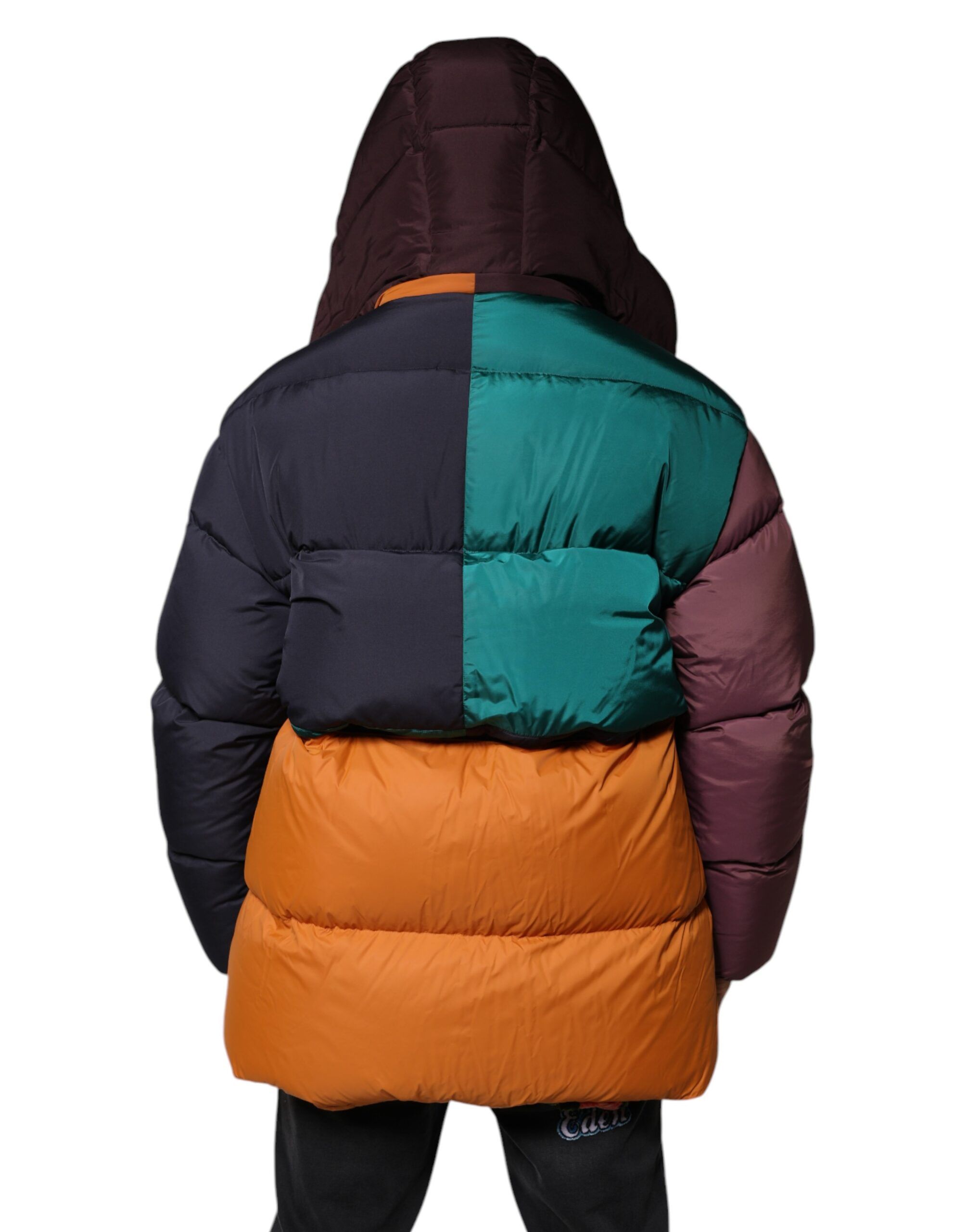 Quilted Hooded Puffer Men's Jacket (Pre-Owned) - Dolce & Gabbana - Modalova
