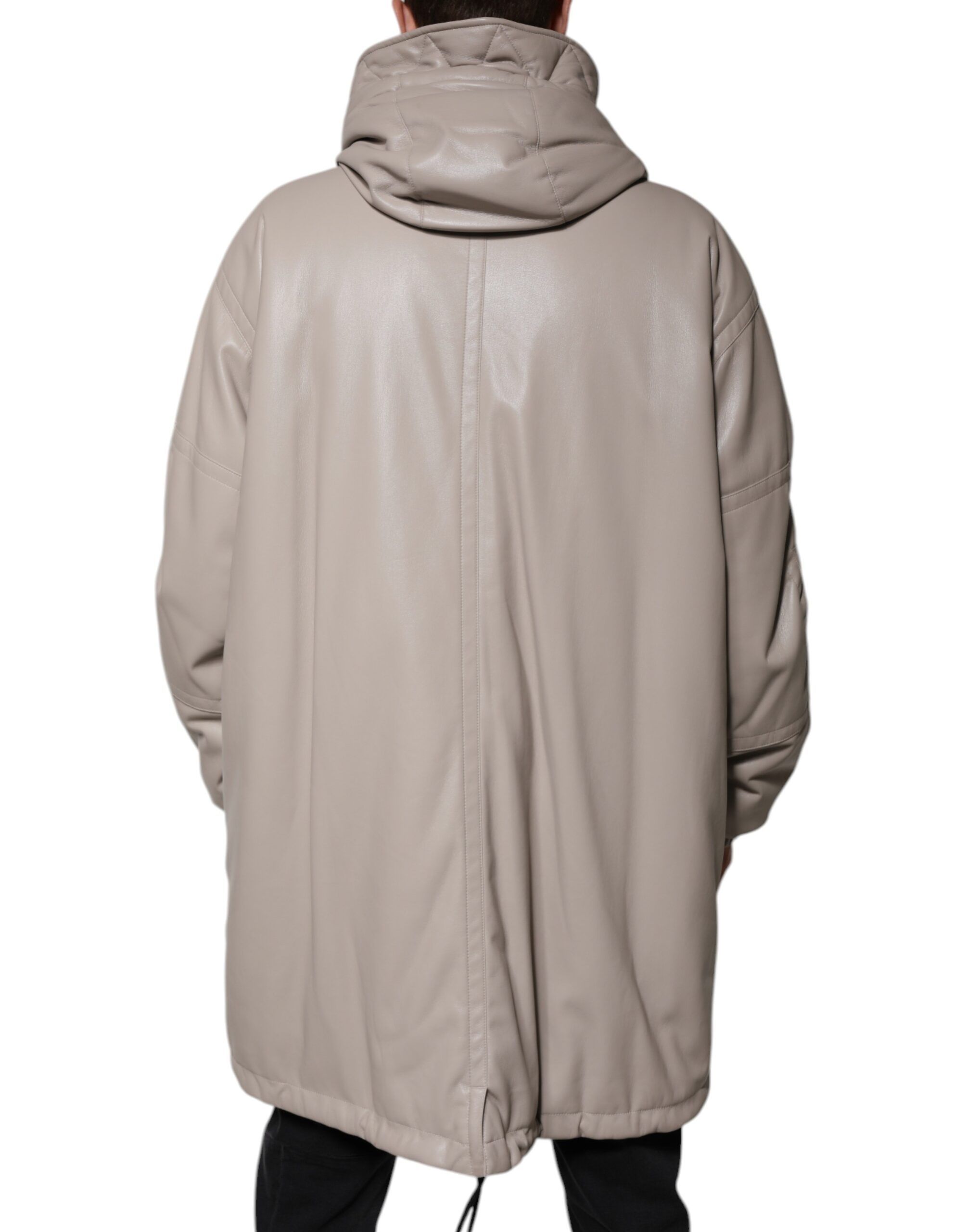 Full Zip Hooded Long Sleeves Casual Coat Men's Jacket (Pre-Owned) - MSGM - Modalova