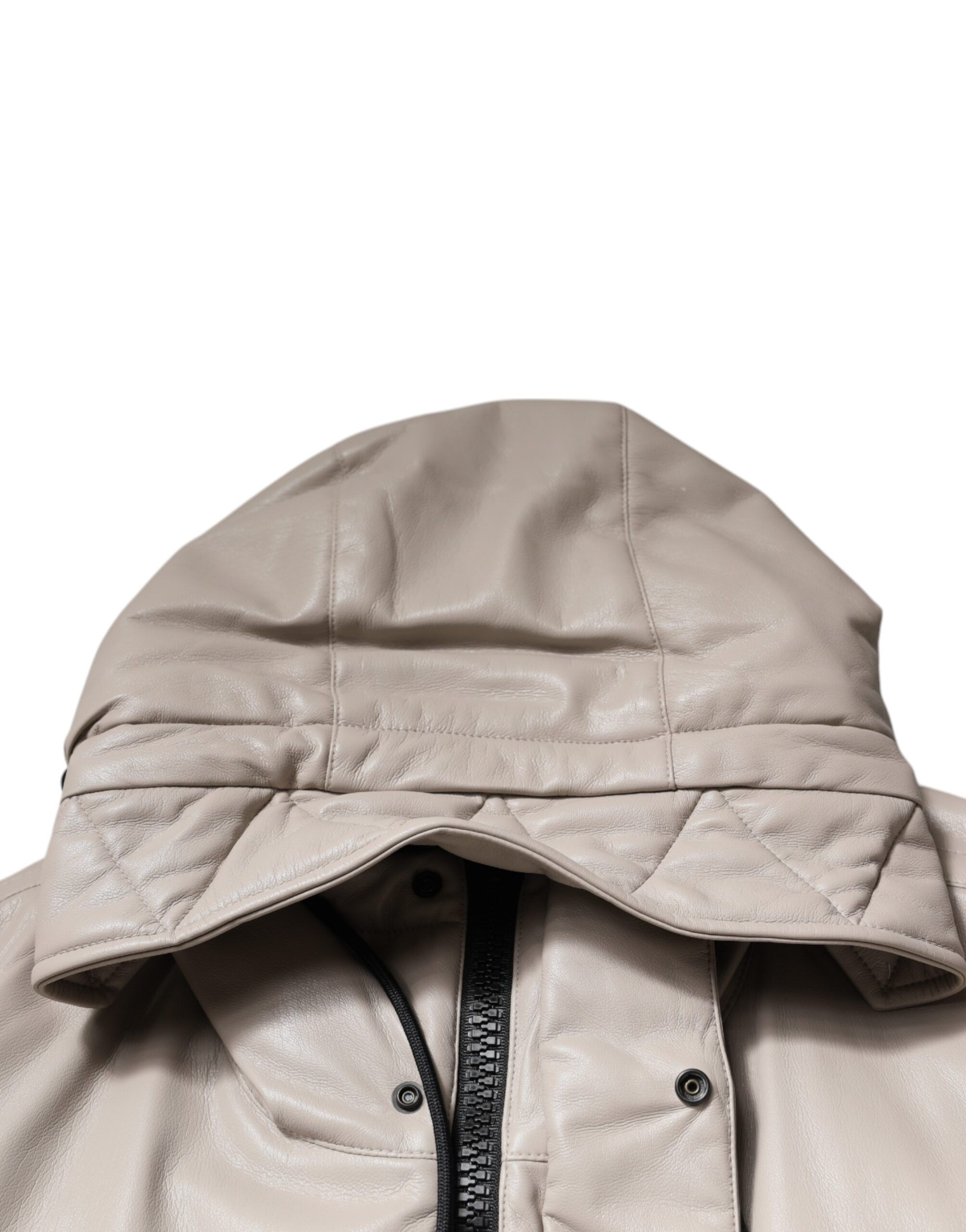 Full Zip Hooded Long Sleeves Casual Coat Men's Jacket (Pre-Owned) - MSGM - Modalova