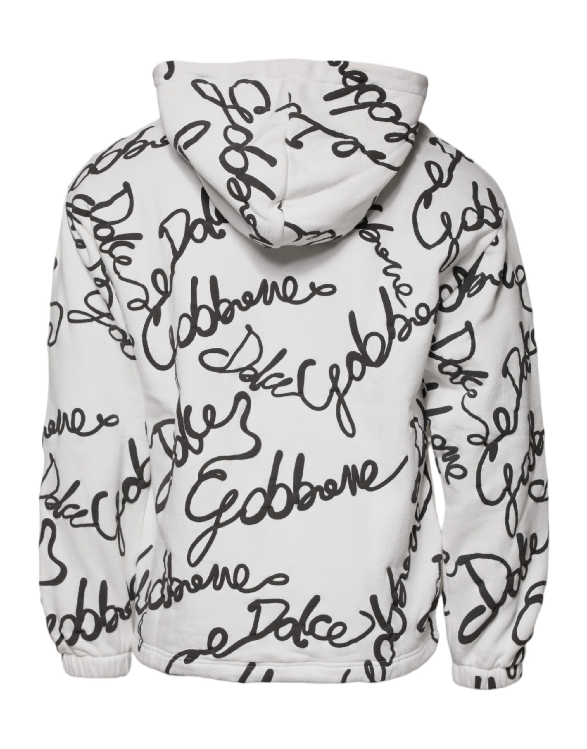 Logo Cotton Hooded Sweatshirt Men's Sweater - Dolce & Gabbana - Modalova