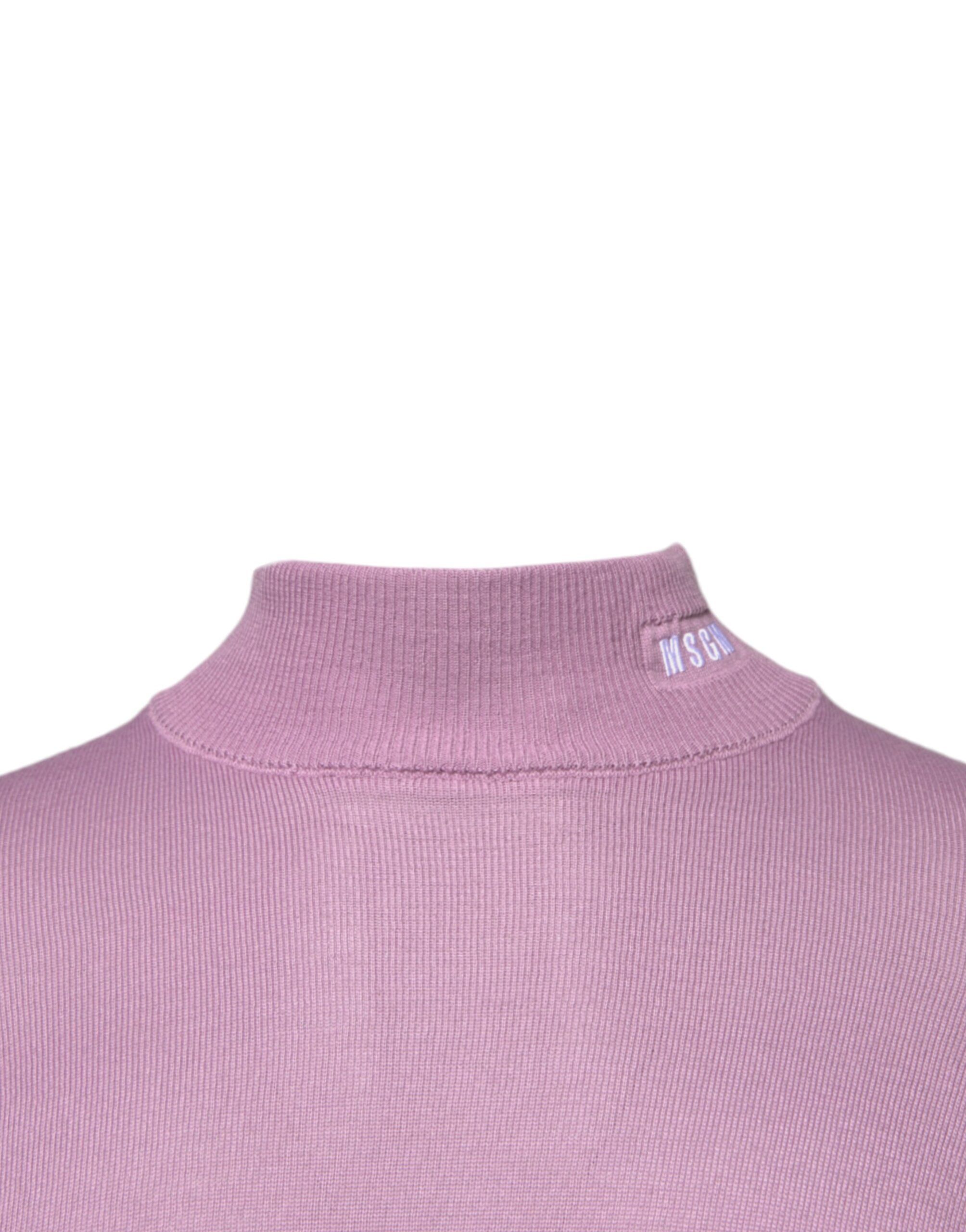 Wool Knit Turtle Neck Long Sleeve Pullover Men's Sweater (Pre-Owned) - MSGM - Modalova