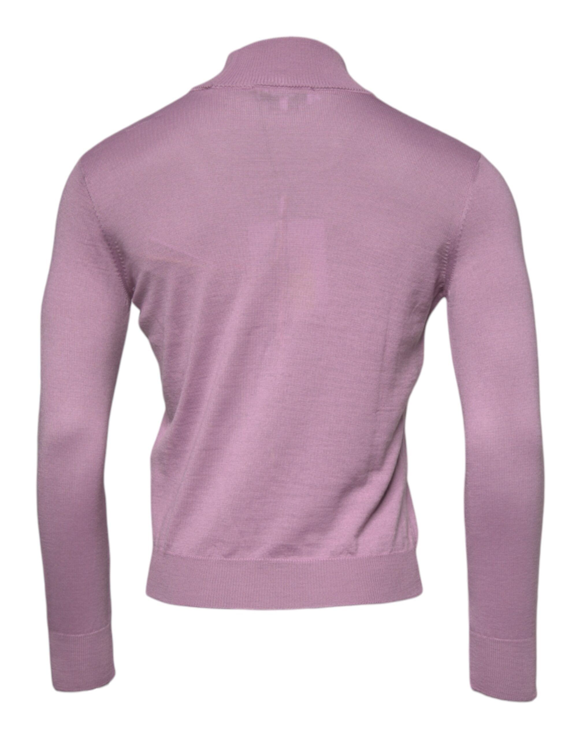 Wool Knit Turtle Neck Long Sleeve Pullover Men's Sweater (Pre-Owned) - MSGM - Modalova