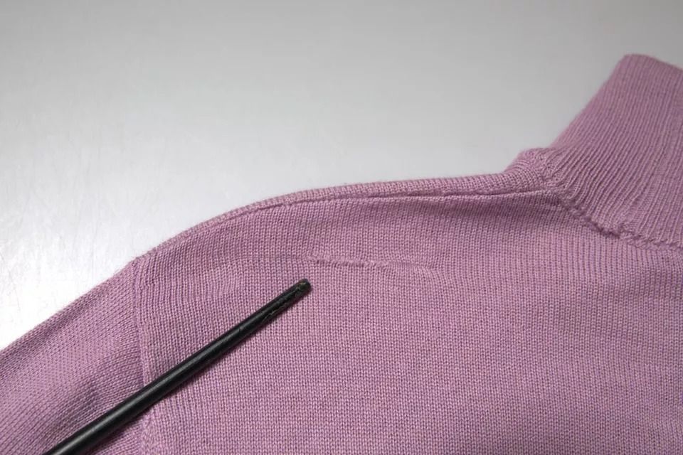 Wool Knit Turtle Neck Long Sleeve Pullover Men's Sweater (Pre-Owned) - MSGM - Modalova