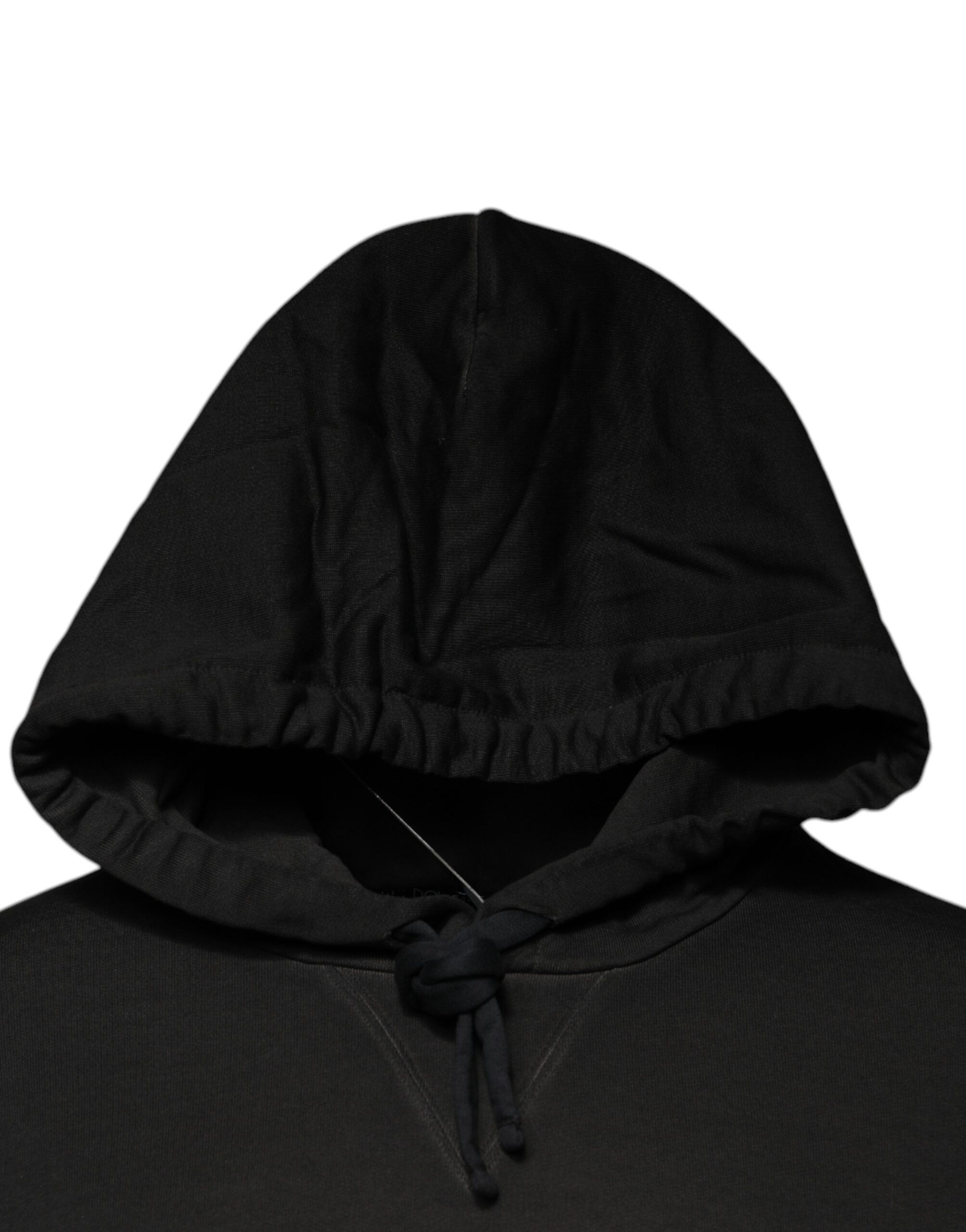 Cotton Hooded DG Shield Pullover Men's Sweater - Dolce & Gabbana - Modalova