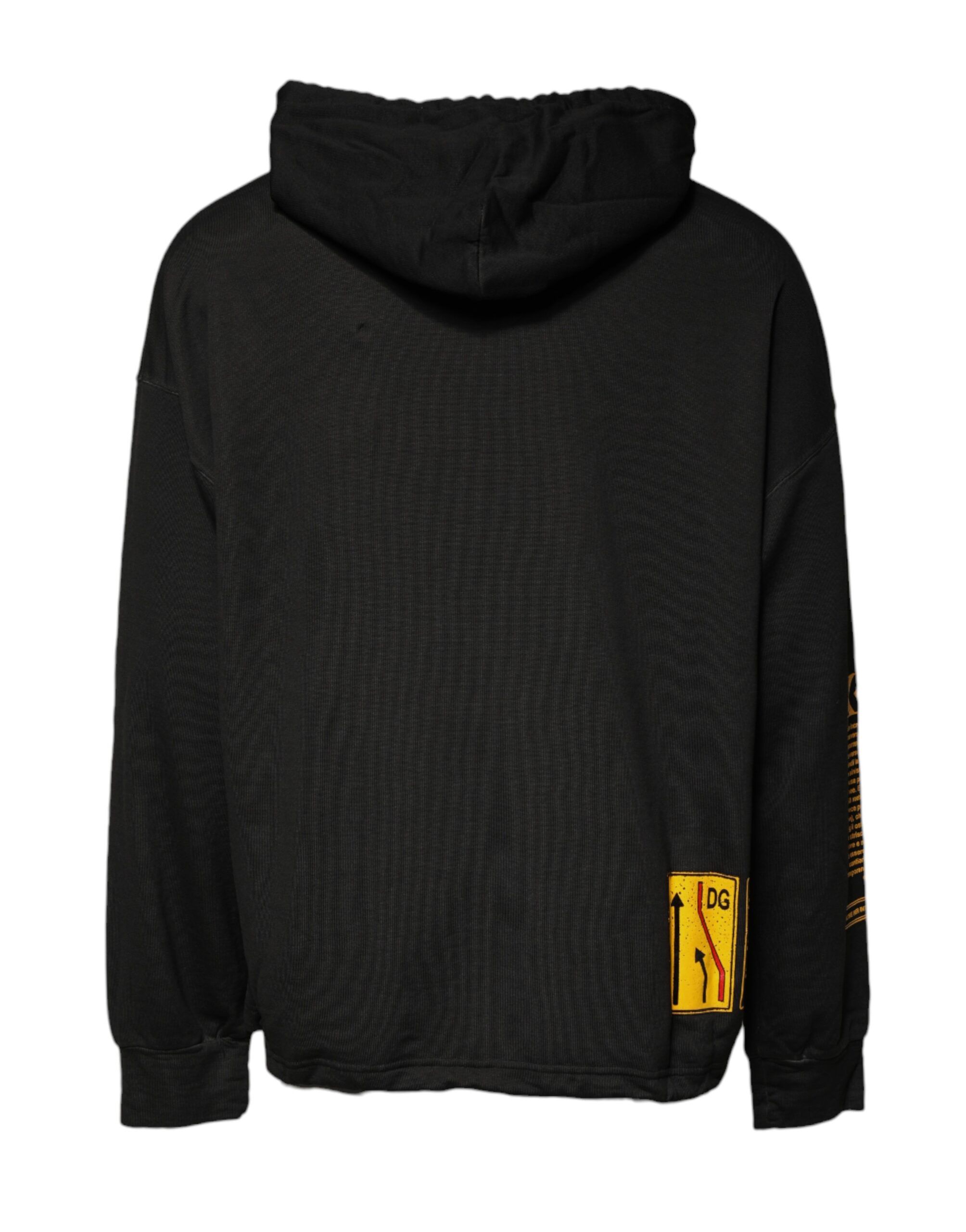 Cotton Hooded DG Shield Pullover Men's Sweater - Dolce & Gabbana - Modalova