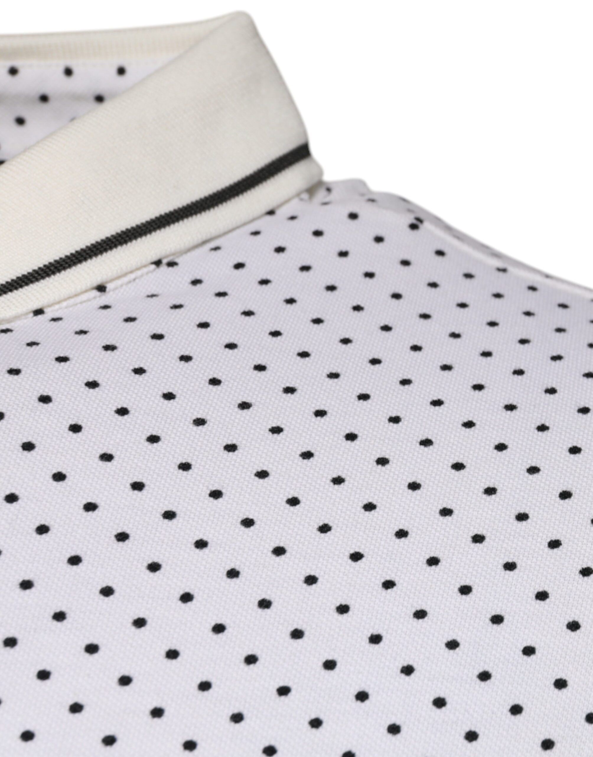 Polka Dot Cotton Collared Polo Men's T-shirt (Pre-Owned) - Dolce & Gabbana - Modalova