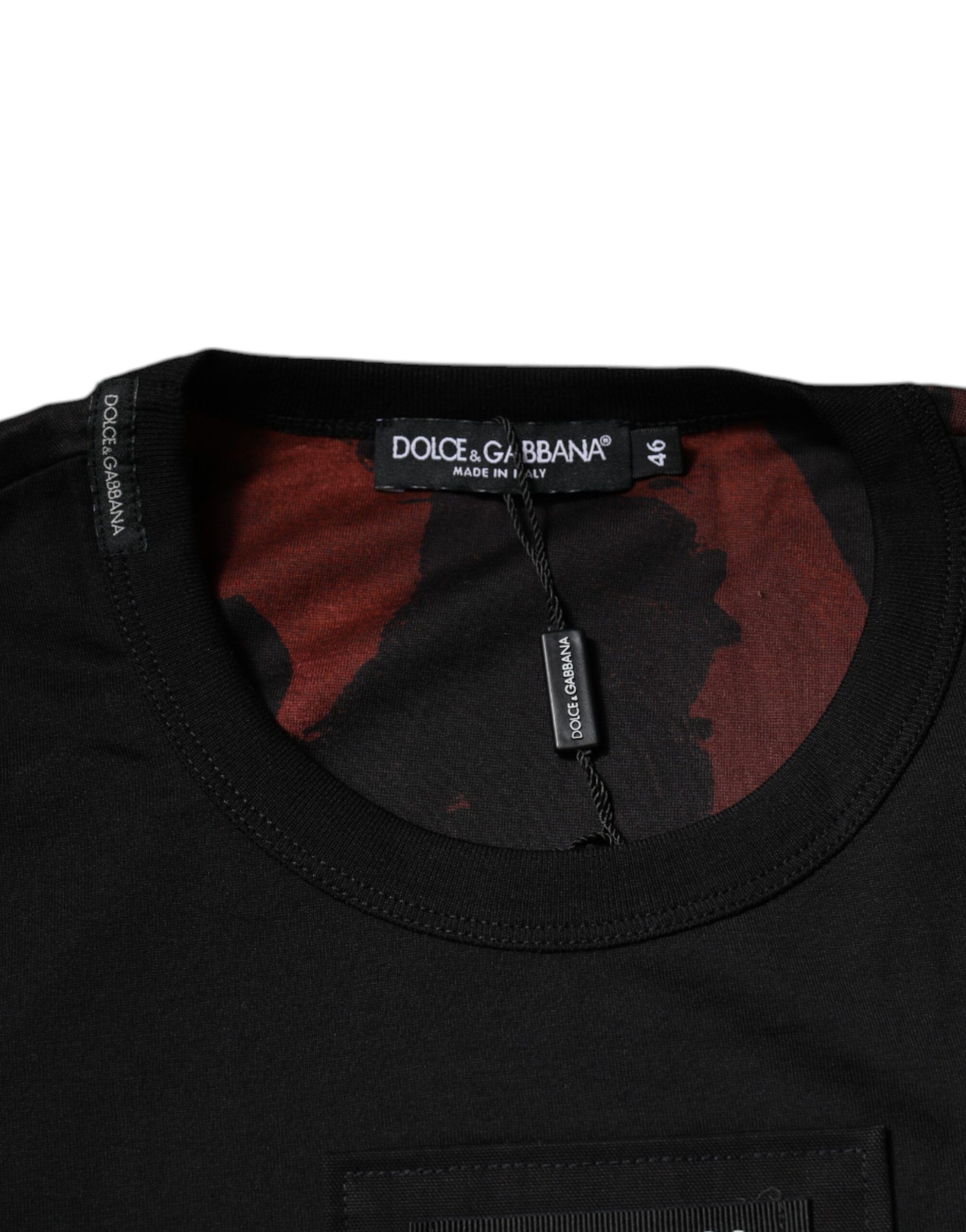 Camouflage Crew Neck Men's T-shirt - Dolce & Gabbana - Modalova