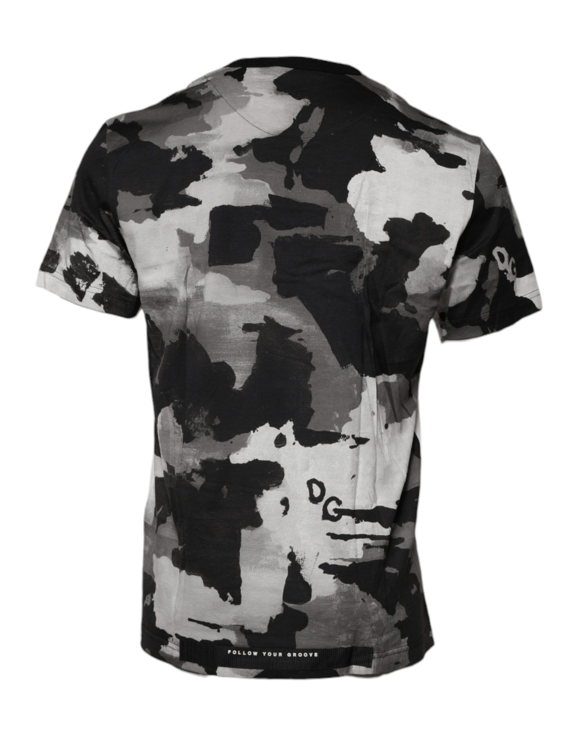 Camouflage Crew Neck Men's T-shirt - Dolce & Gabbana - Modalova