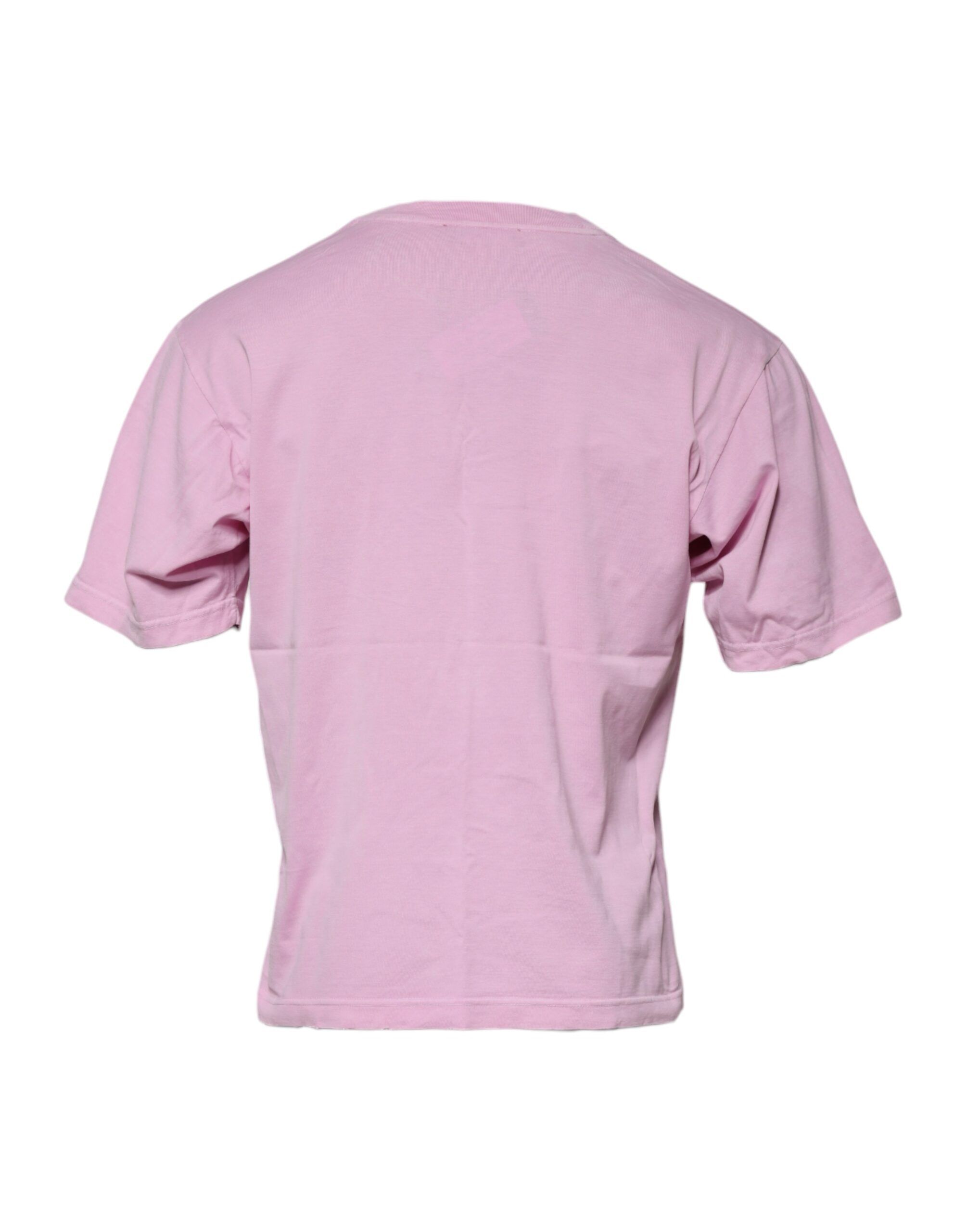 Logo Print Cotton Crew Neck Men's T-shirt (Pre-Owned) - Dolce & Gabbana - Modalova