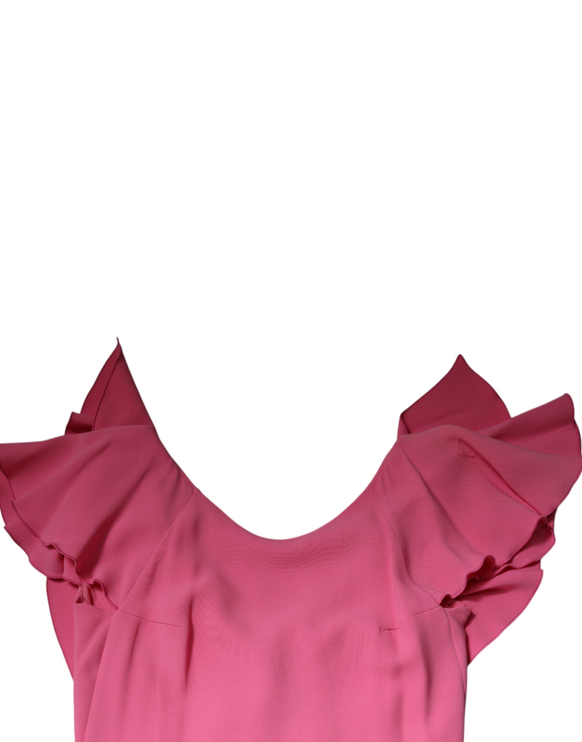 Viscose Short Sleeves Backless Sheath Mini Women's Dress (Pre-Owned) - Dondup - Modalova