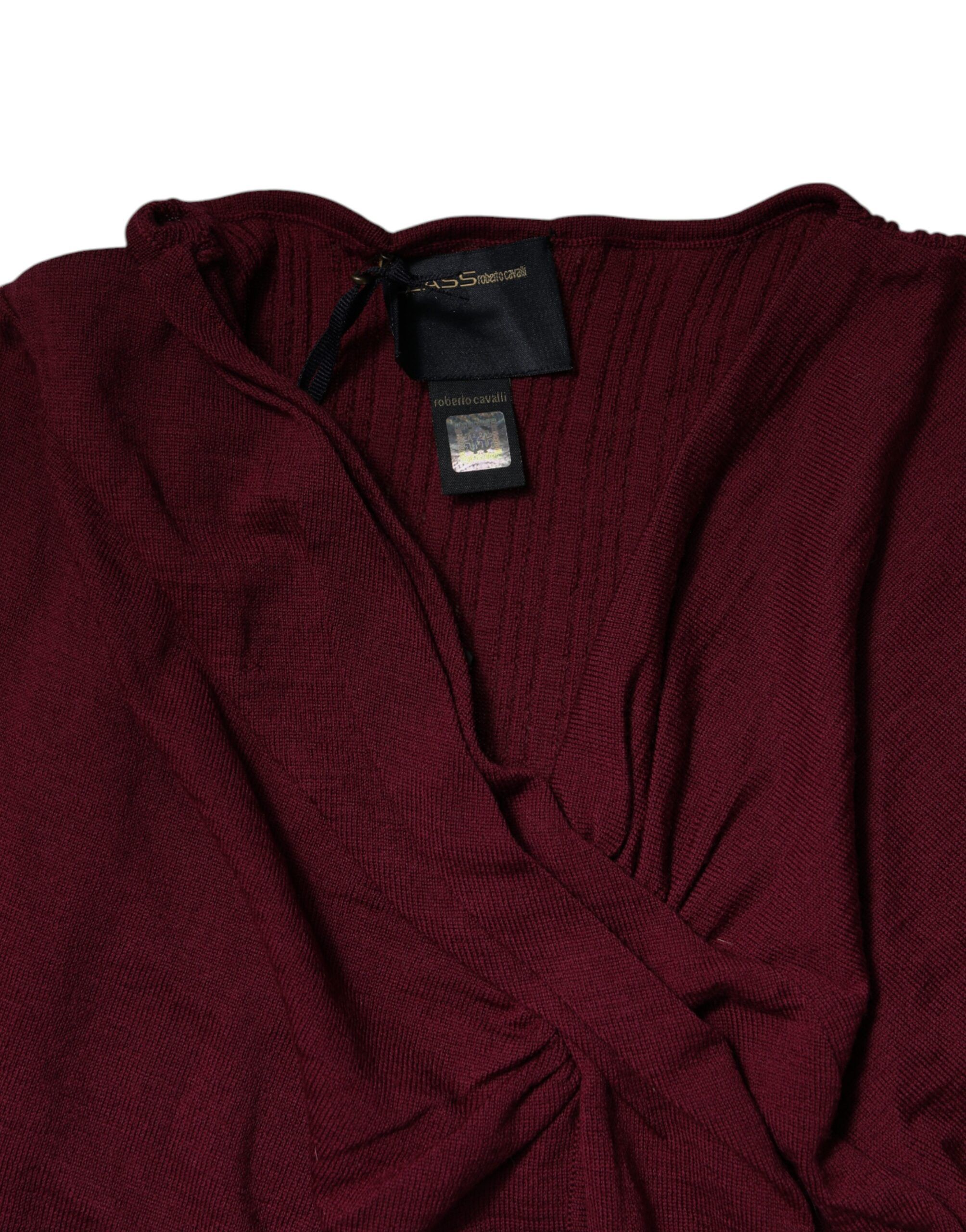 Jumper Keyhole Knit Pullover Women's Sweater - Roberto Cavalli - Modalova
