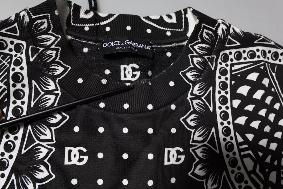 Print Cotton Sweatshirt Men's Sweater (Pre-Owned) - Dolce & Gabbana - Modalova