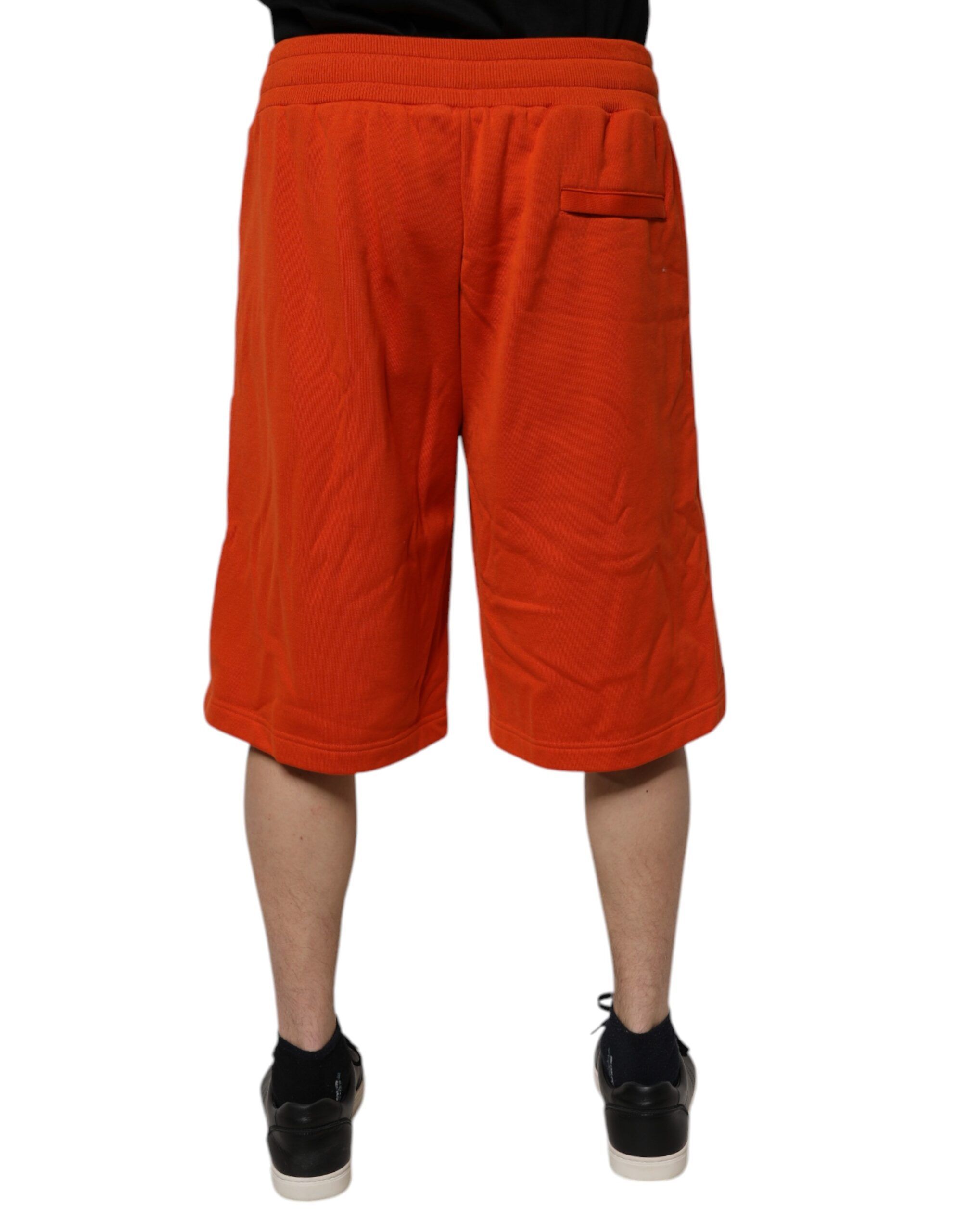Cotton Blend Mid Waist Men Bermuda Men's Shorts - Dolce & Gabbana - Modalova