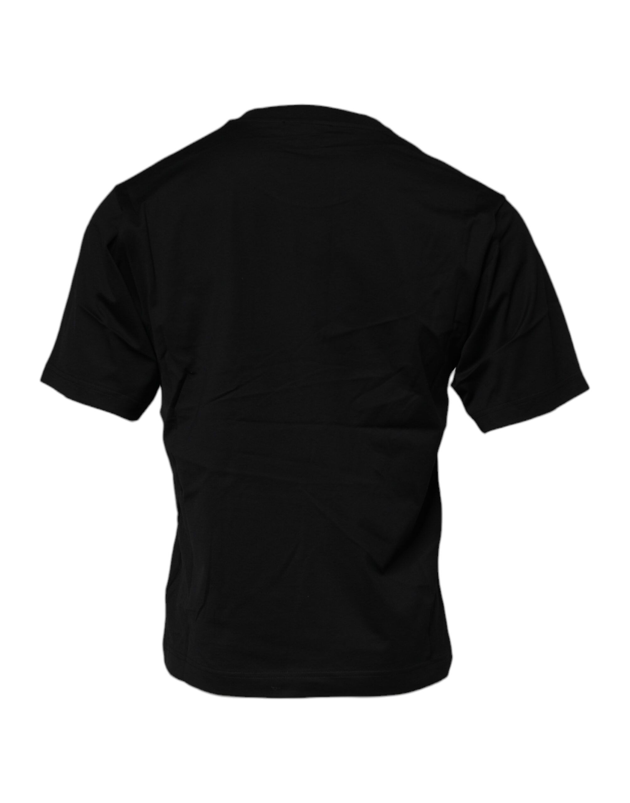 Logo Patch Cotton Crew Neck Men's T-shirt - Dolce & Gabbana - Modalova