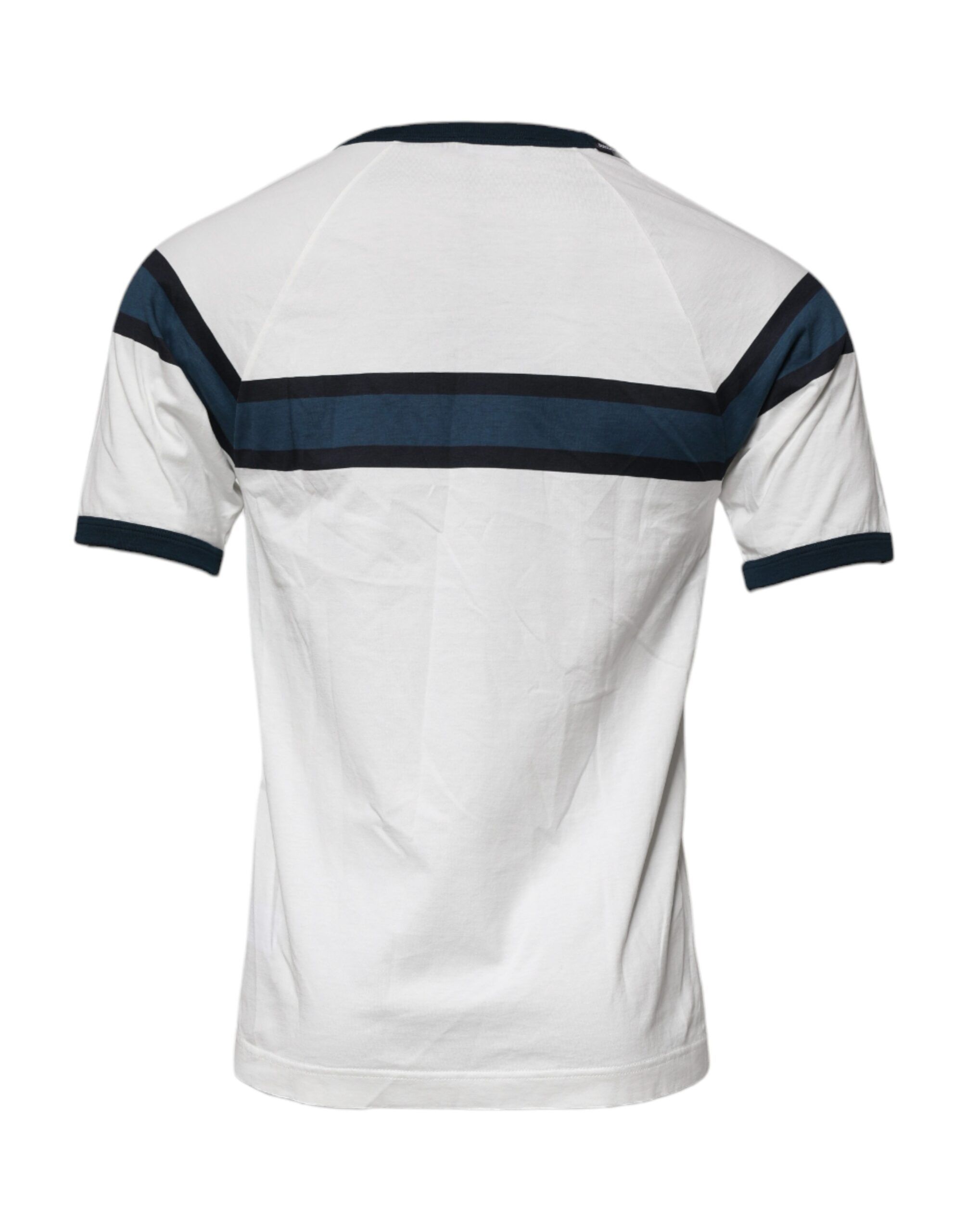 Logo Print Cotton Men Crew Neck Men's T-shirt - Dolce & Gabbana - Modalova