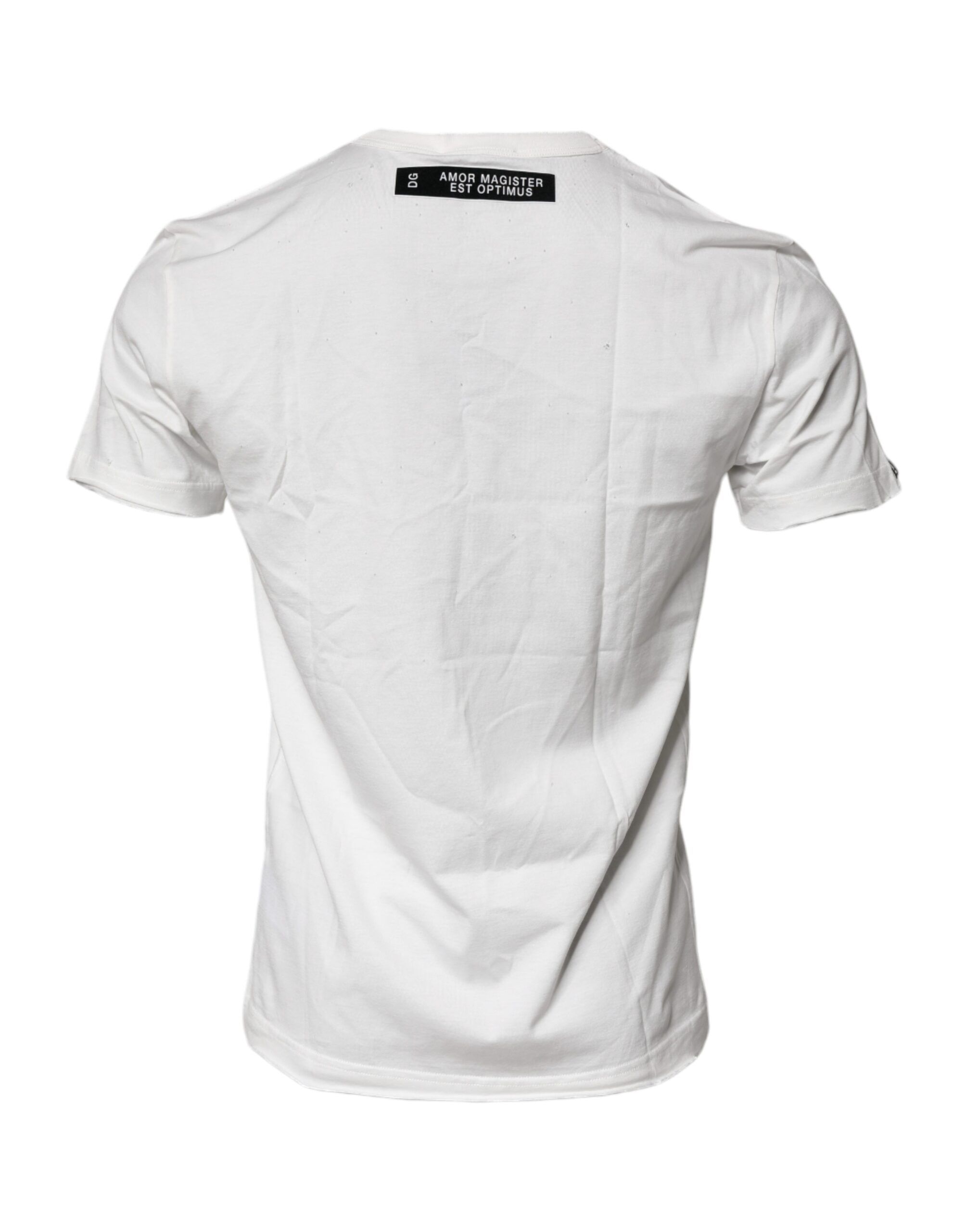 Graphic Print Cotton Crew Neck Men's T-shirt - Dolce & Gabbana - Modalova
