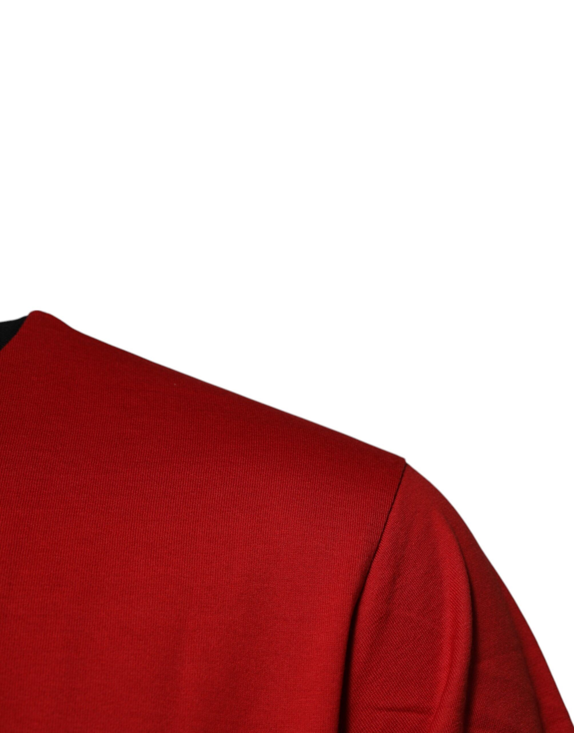 Logo Crown Cotton Crew Neck Men's T-shirt - Dolce & Gabbana - Modalova