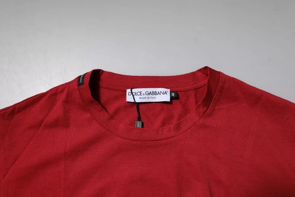 DG Logo Cotton Crew Neck Men's T-shirt - Dolce & Gabbana - Modalova