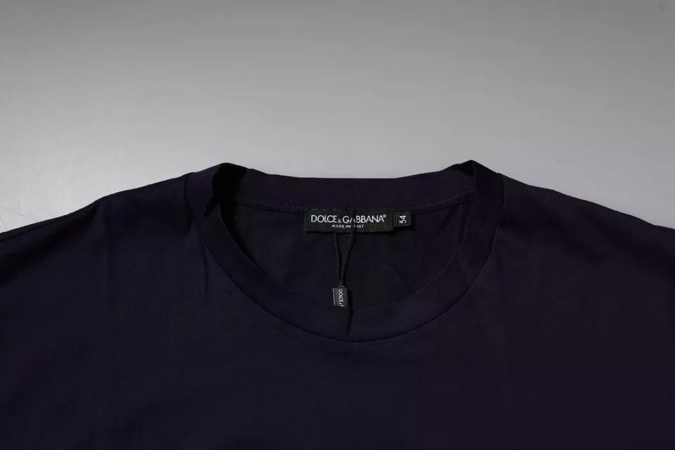 DG Logo Cotton Crew Neck Men's T-shirt - Dolce & Gabbana - Modalova