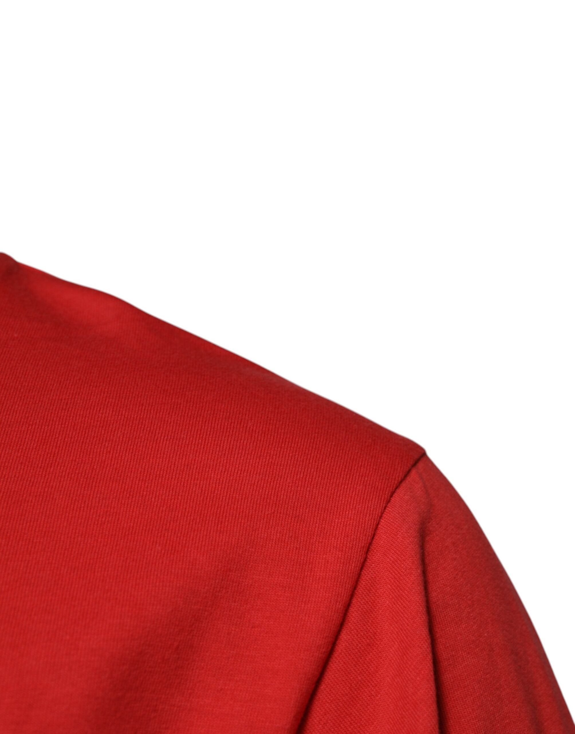 DG Logo Patch Cotton Crew Neck Men's T-shirt - Dolce & Gabbana - Modalova