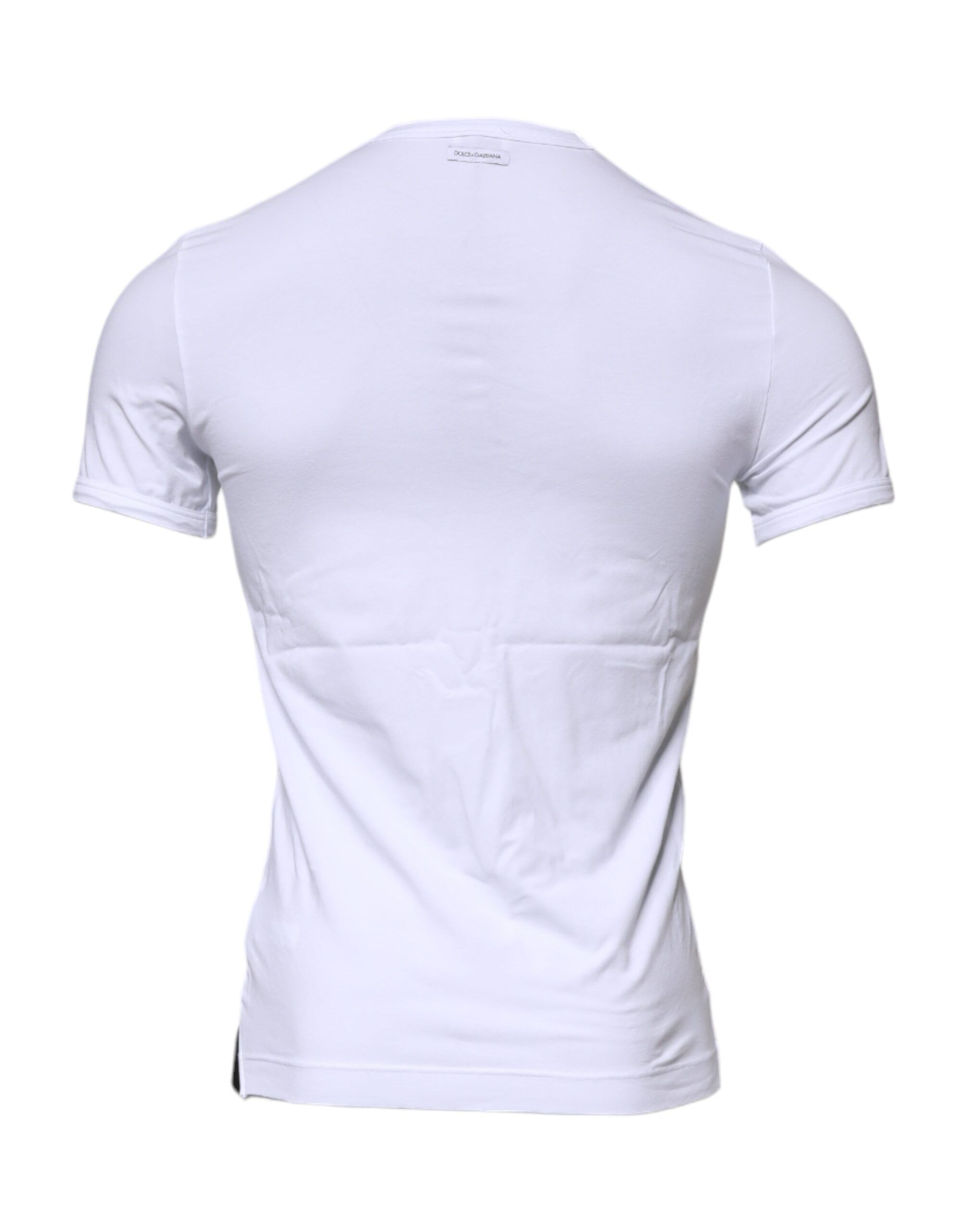 Cotton Stretch Crewneck Underwear Men's T-shirt - Dolce & Gabbana - Modalova
