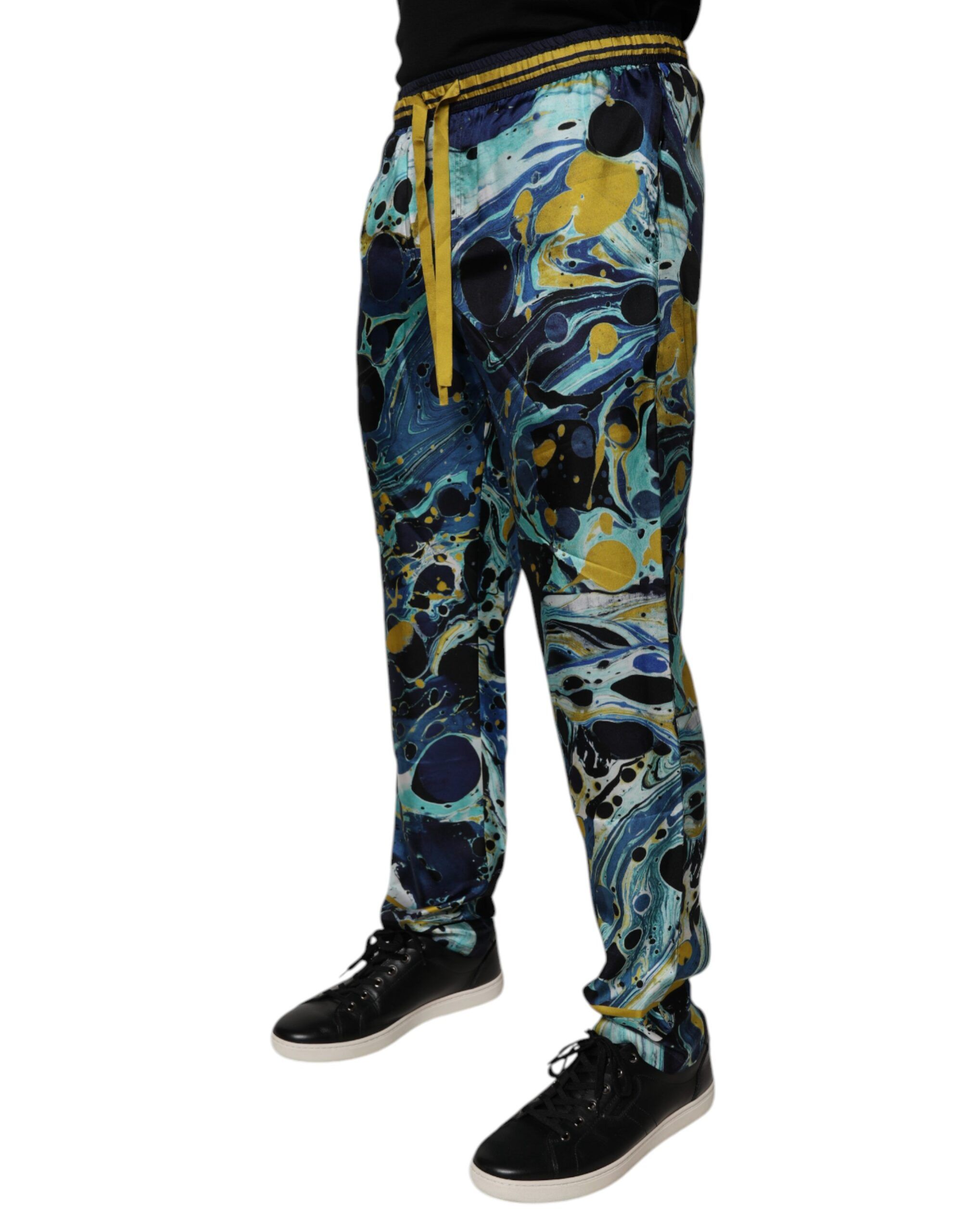 Marble Print Jogger SweatMen's Men's Pants - Dolce & Gabbana - Modalova