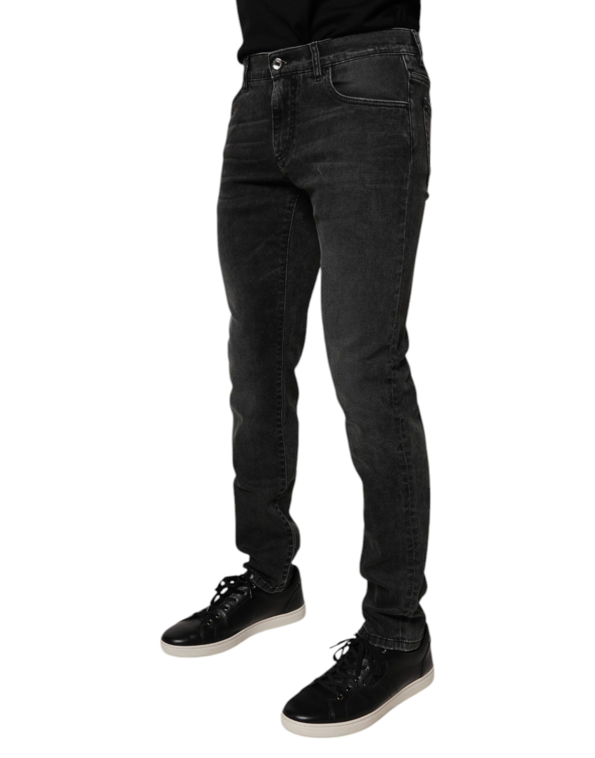 Cotton Stretch Skinny Men Denim Men's Jeans - Dolce & Gabbana - Modalova