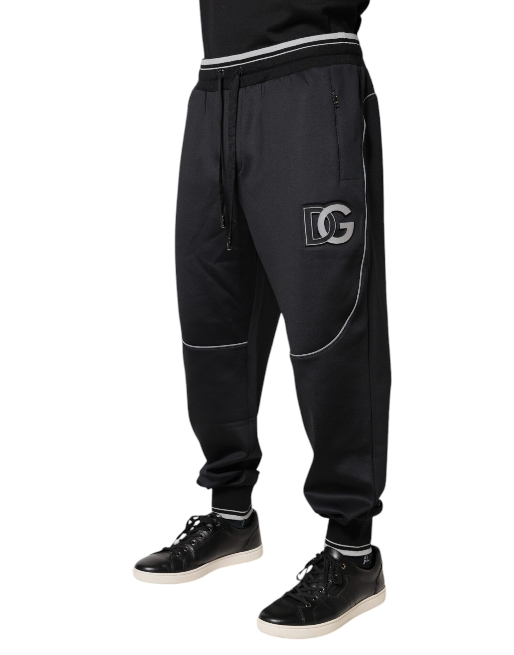 Polyester Logo Jogger Men's Pants - Dolce & Gabbana - Modalova