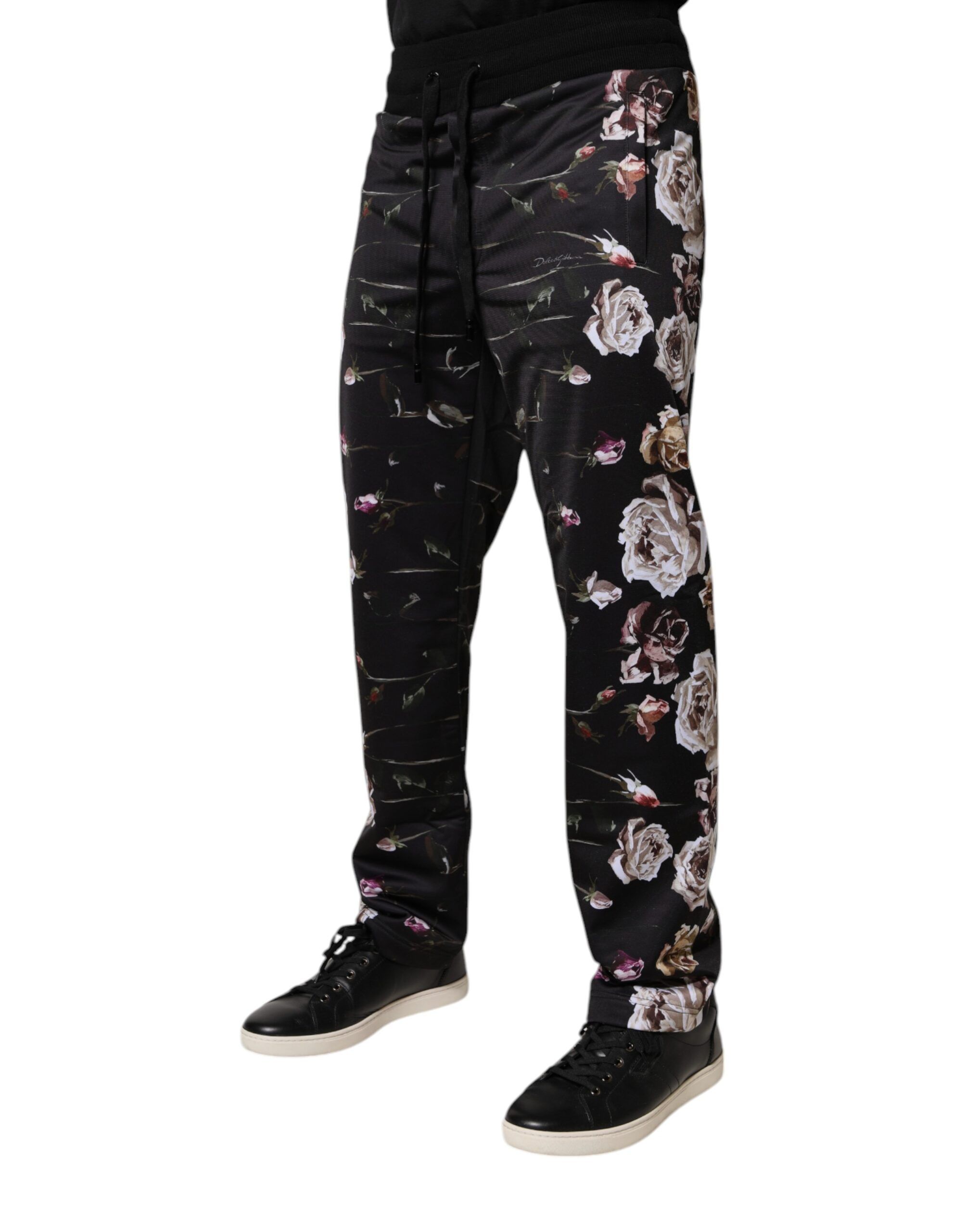 Floral Polyester Jogger Men's Pants - Dolce & Gabbana - Modalova