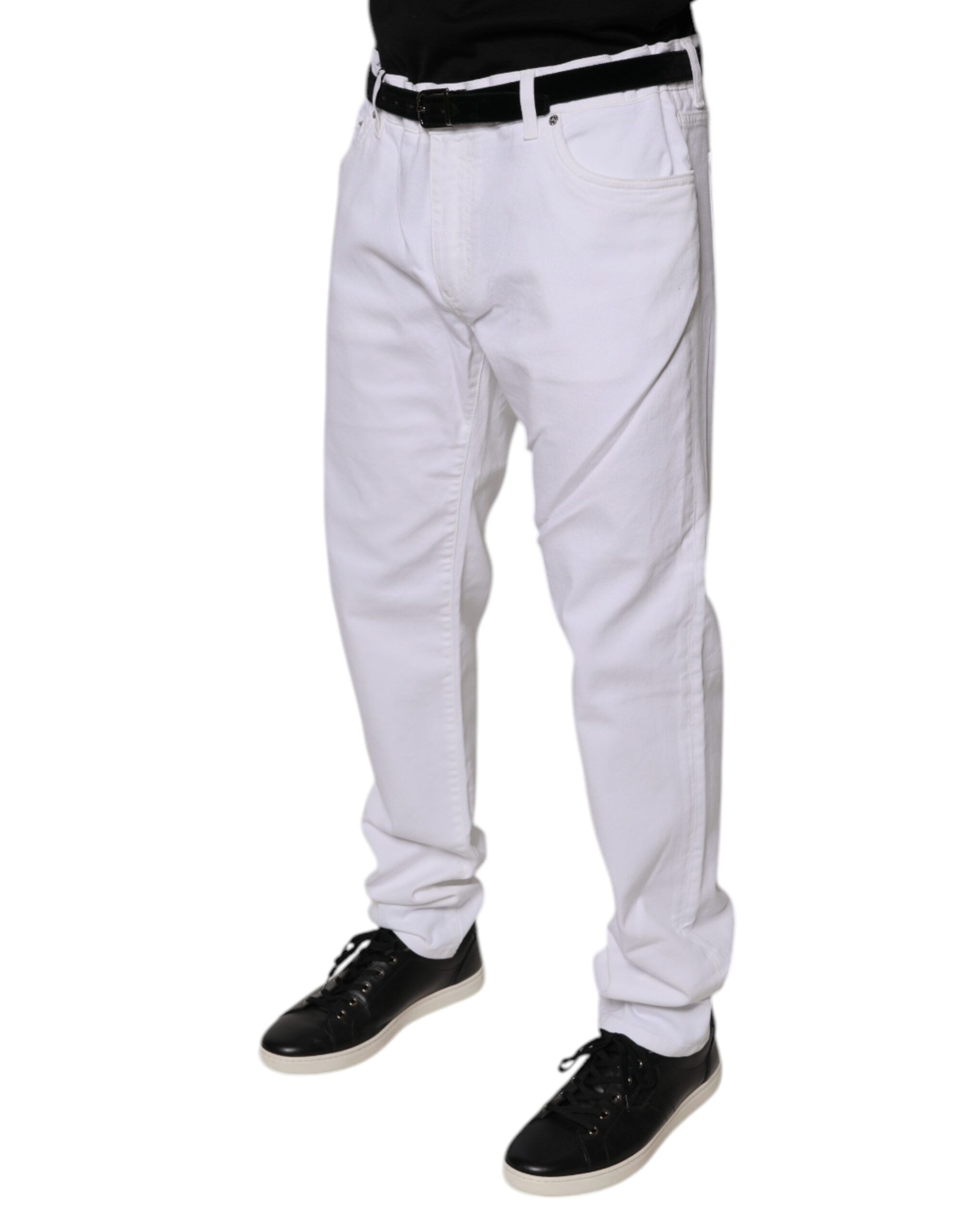 Cotton Stretch Skinny Men Denim Men's Jeans - Dolce & Gabbana - Modalova