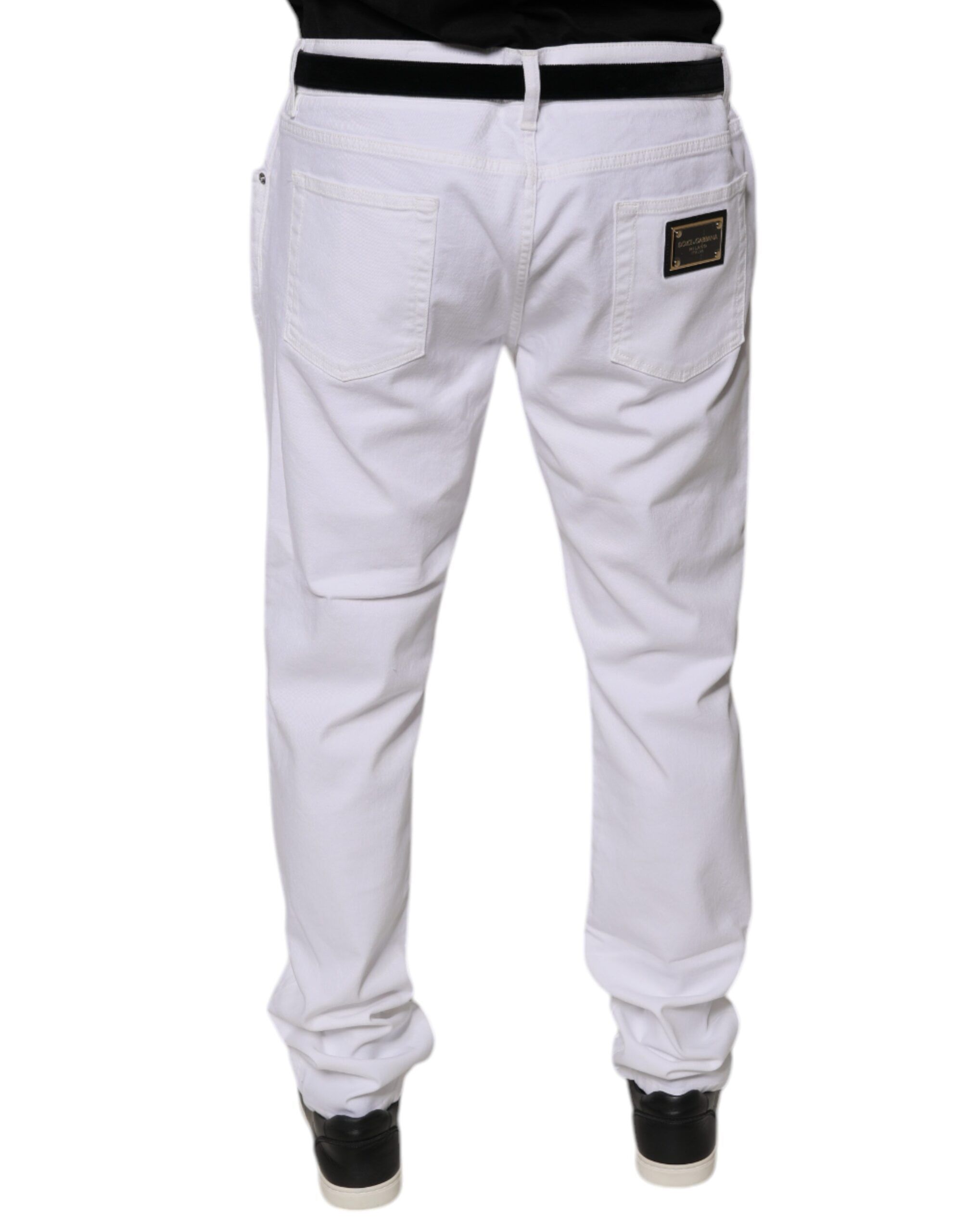 Cotton Stretch Skinny Men Denim Men's Jeans - Dolce & Gabbana - Modalova