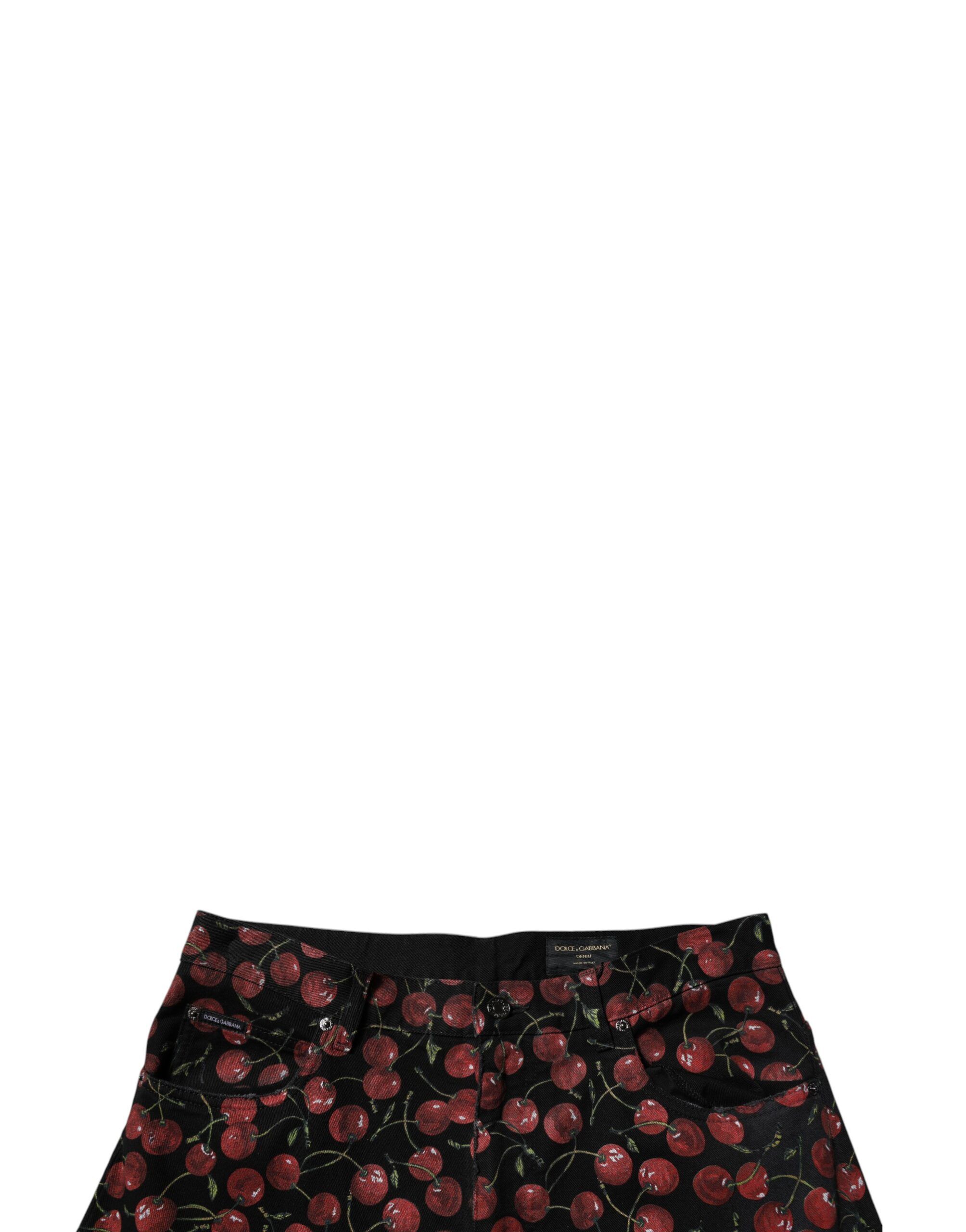 Cherry Cotton Straight Men Denim Men's Jeans - Dolce & Gabbana - Modalova