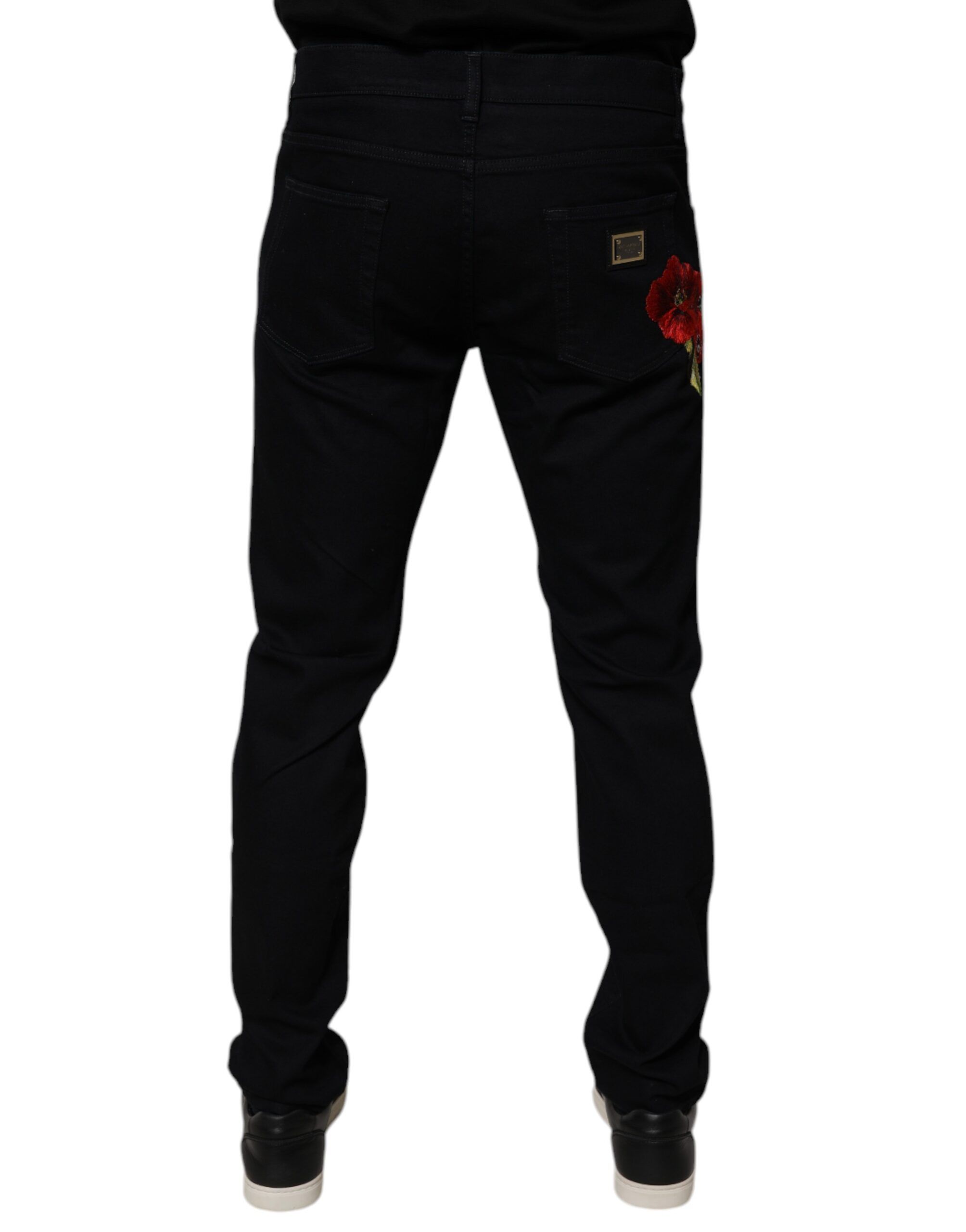 Cotton Stretch Slim Fit Men Denim Men's Jeans - Dolce & Gabbana - Modalova
