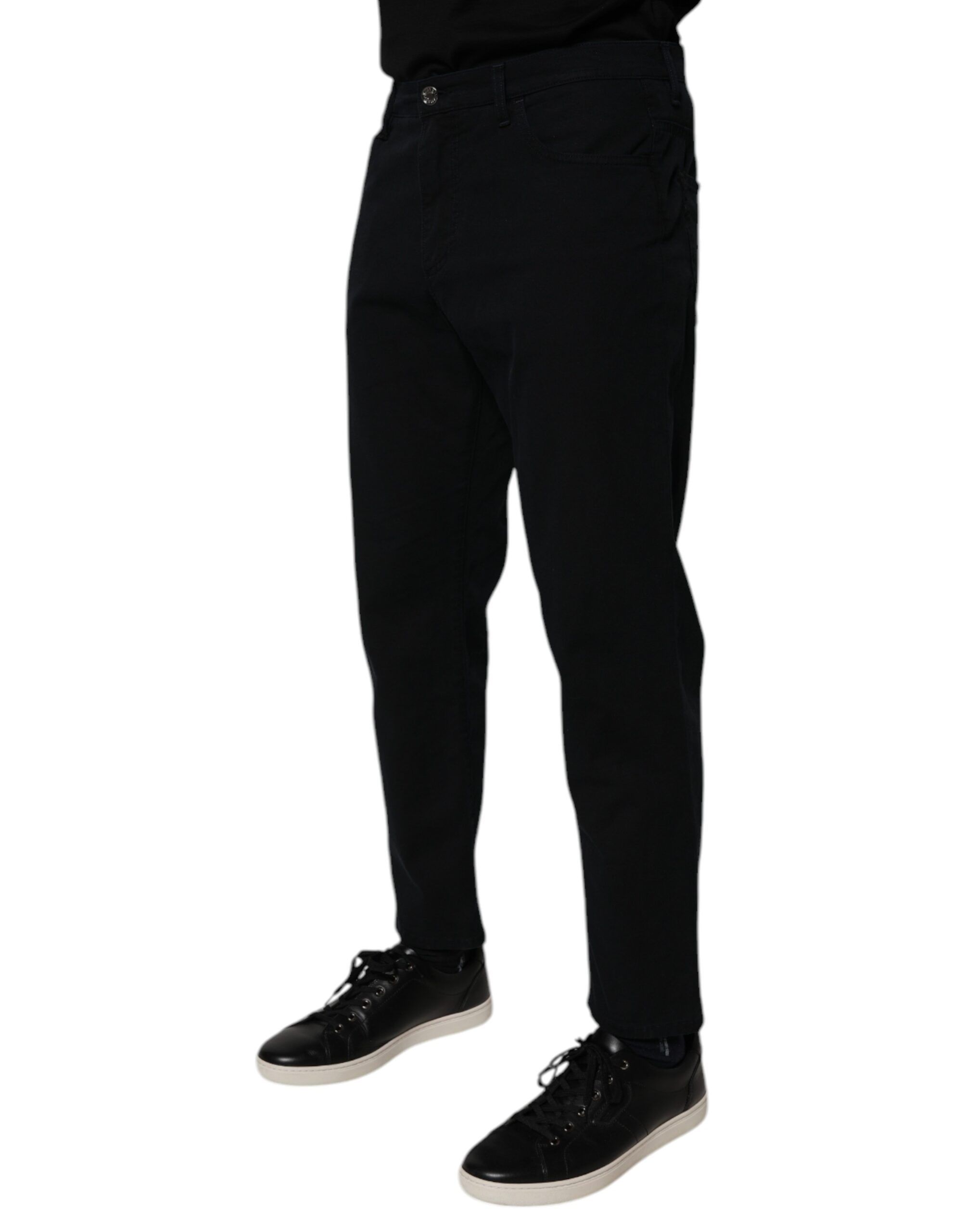Dark Cotton Stretch Loose Men Denim Men's Jeans (Pre-Owned) - Dolce & Gabbana - Modalova