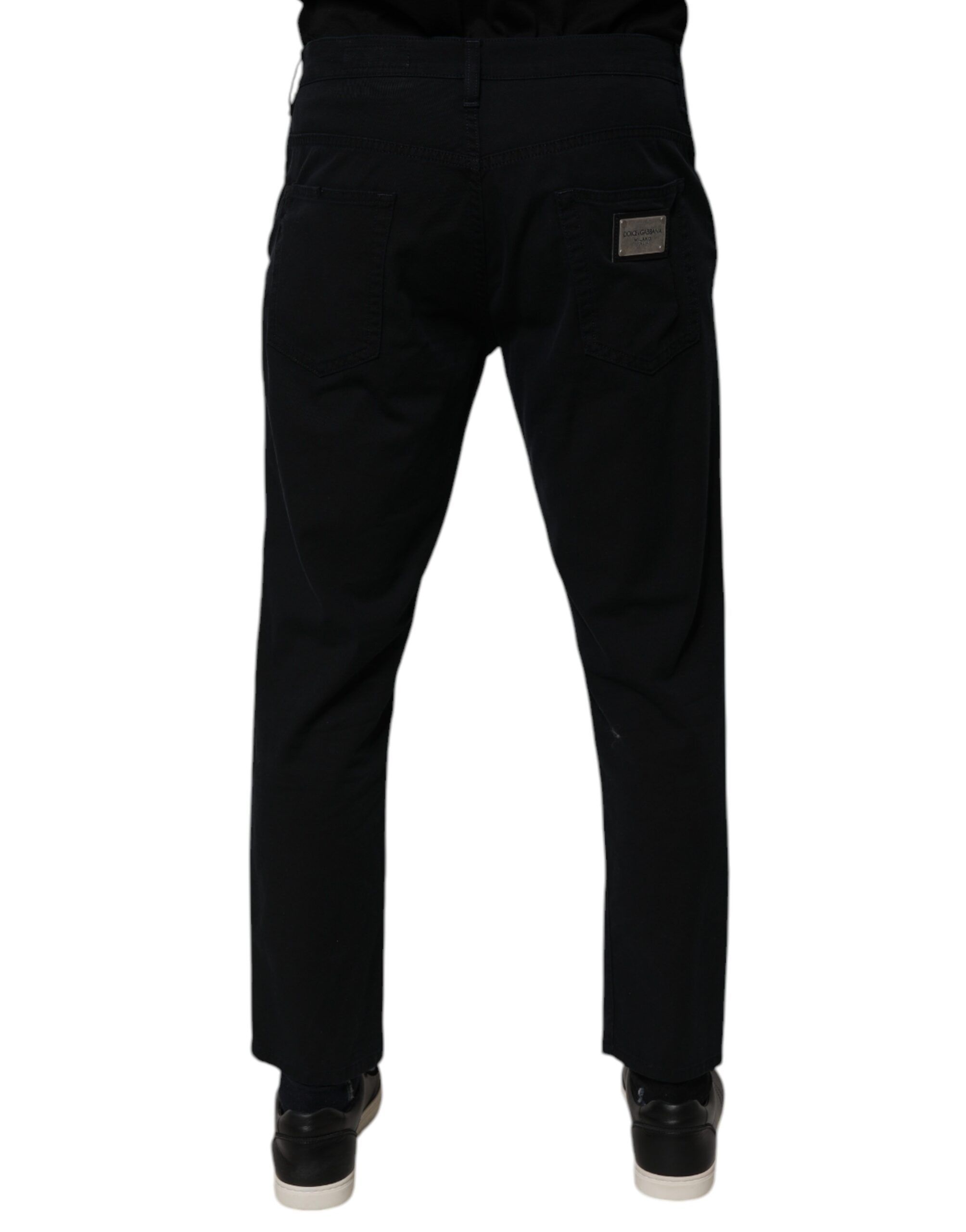 Dark Cotton Stretch Loose Men Denim Men's Jeans (Pre-Owned) - Dolce & Gabbana - Modalova