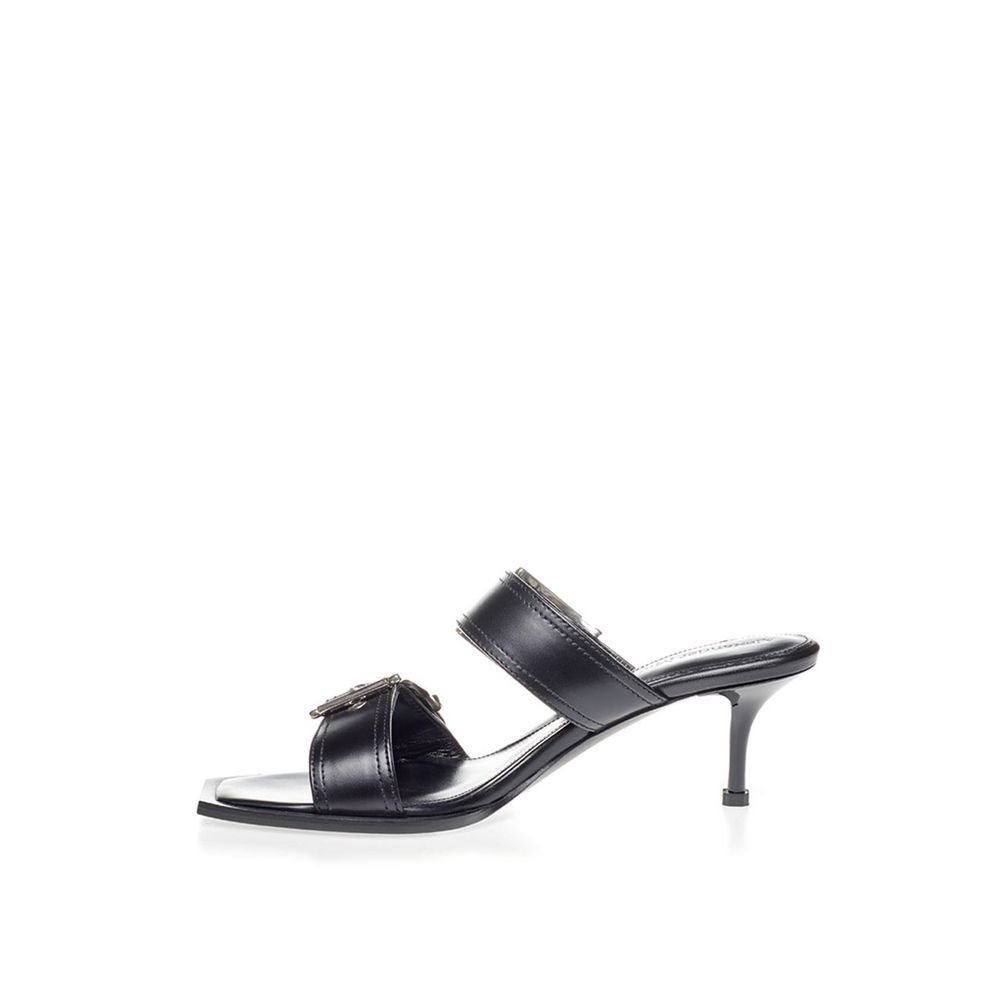 Leather Stiletto Heel Women's Sandals - Alexander McQueen - Modalova