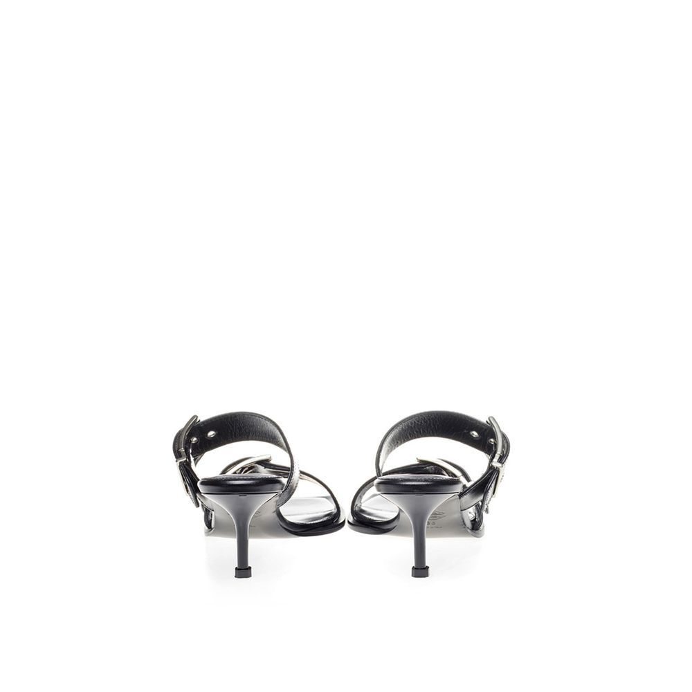 Leather Stiletto Heel Women's Sandals - Alexander McQueen - Modalova
