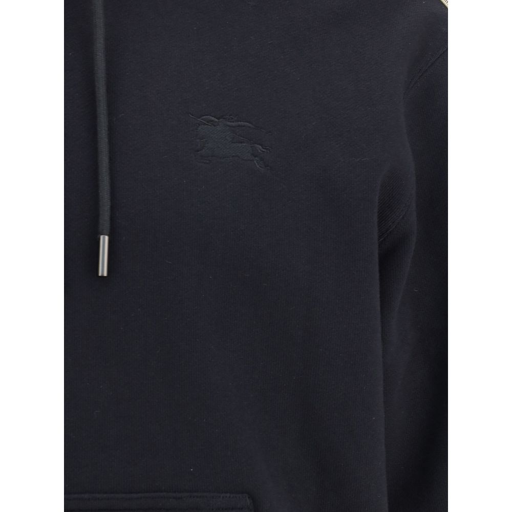 Burberry Check trim Men's Hoodie - Burberry - Modalova