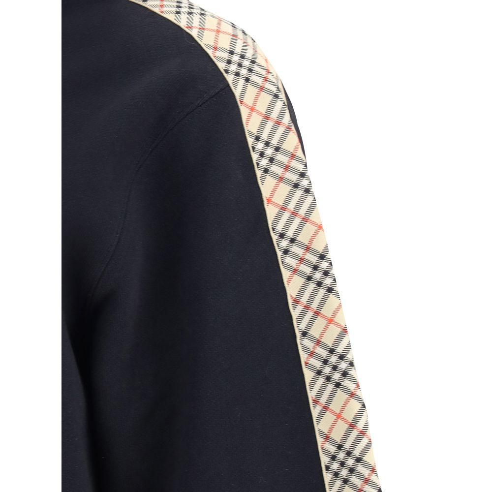 Burberry Check trim Men's Hoodie - Burberry - Modalova