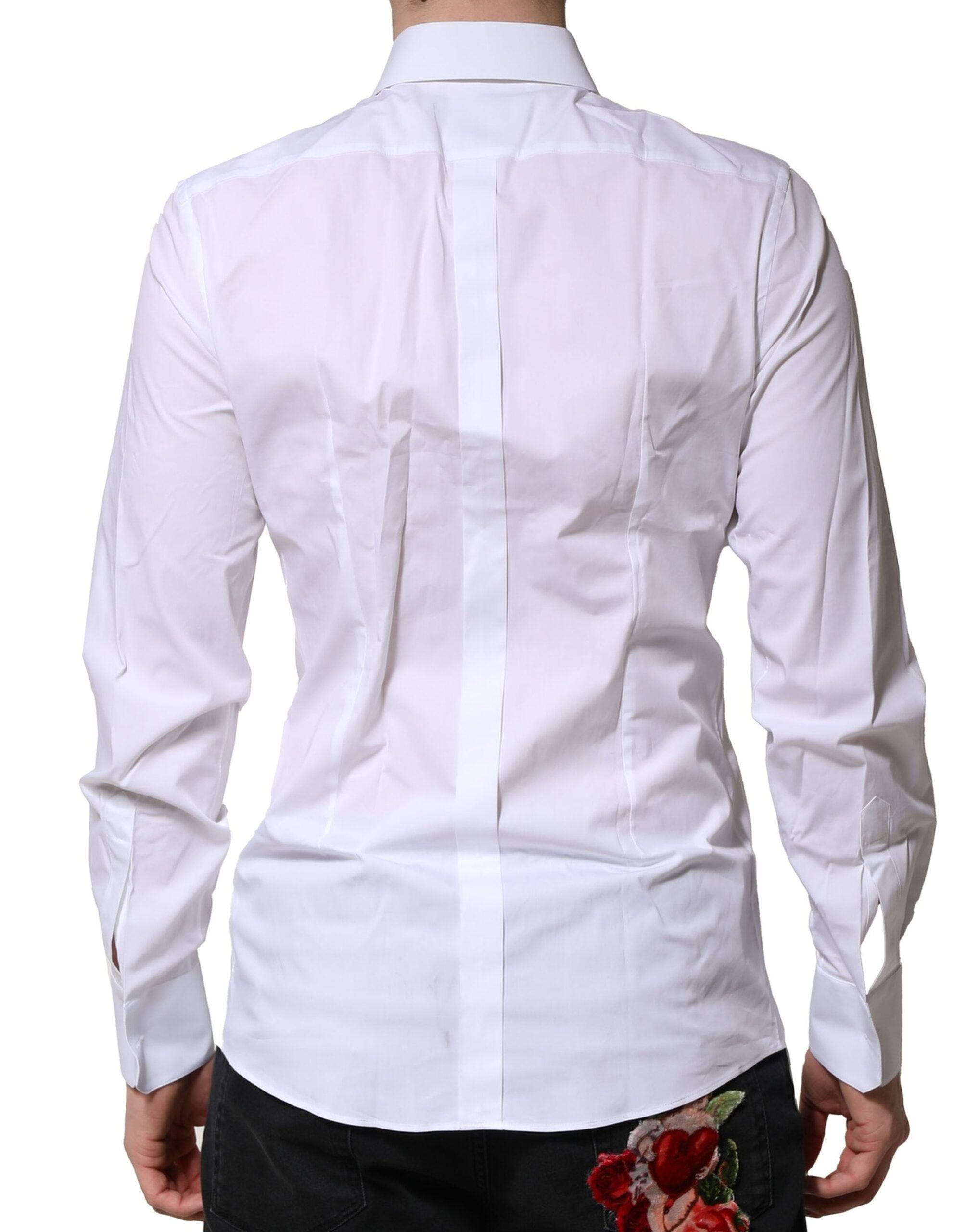 Cotton GOLD Long Sleeves Formal Men's Shirt - Dolce & Gabbana - Modalova
