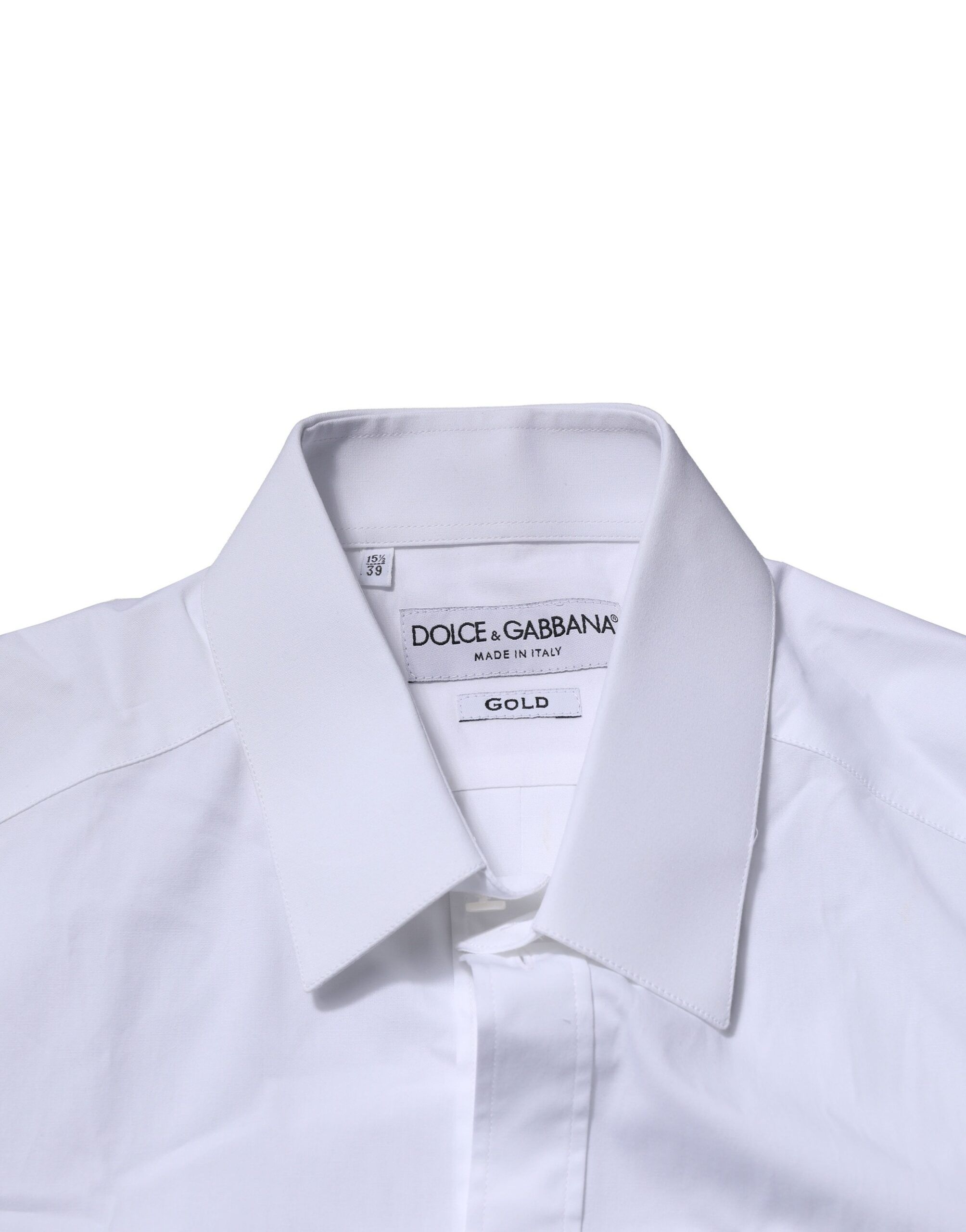 Cotton GOLD Long Sleeves Formal Men's Shirt - Dolce & Gabbana - Modalova